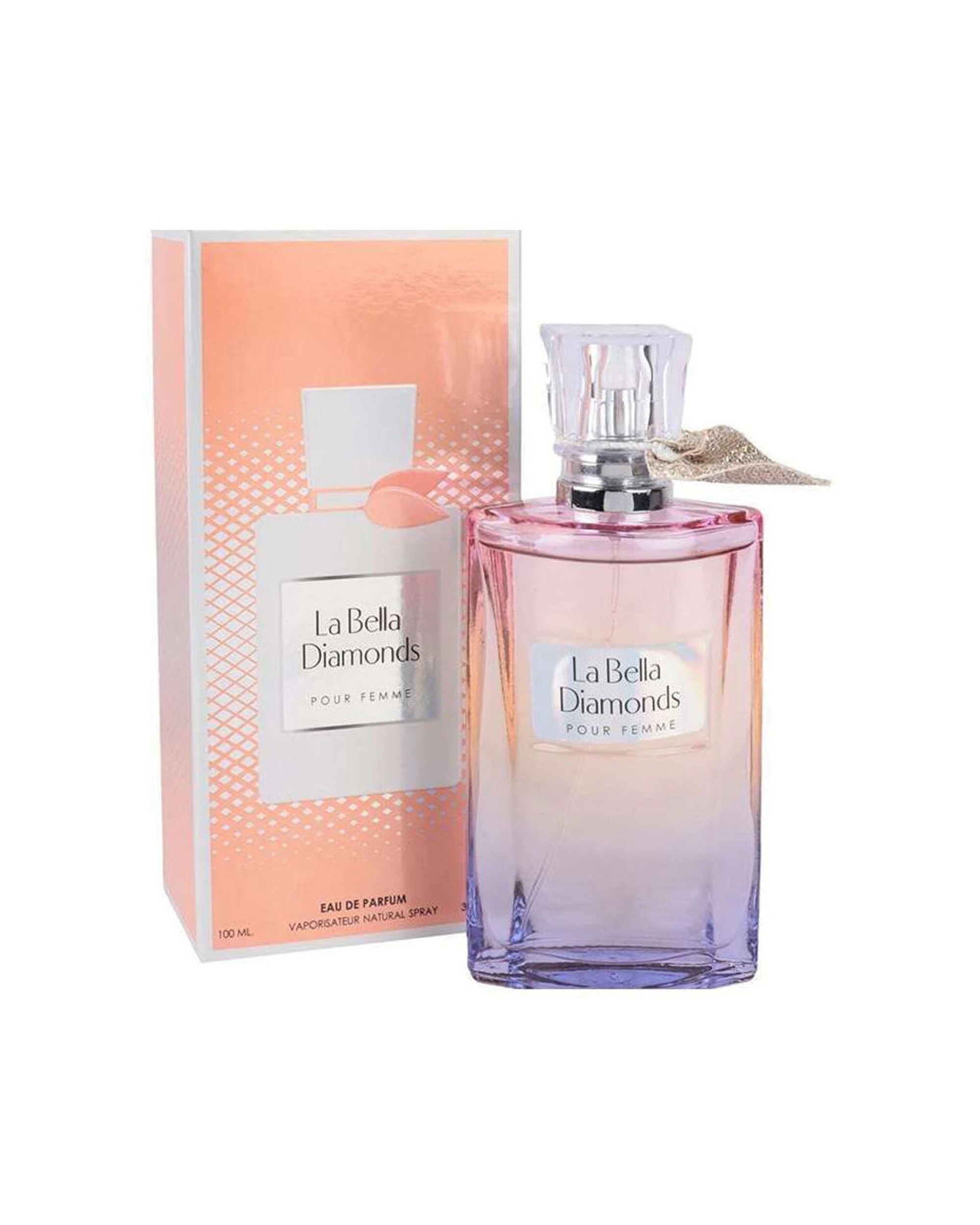 2 Mirage Diamond Collection La Bella Mirage Diamonds Edp For Women 100Ml 2Pk - Pink, 2 of 2