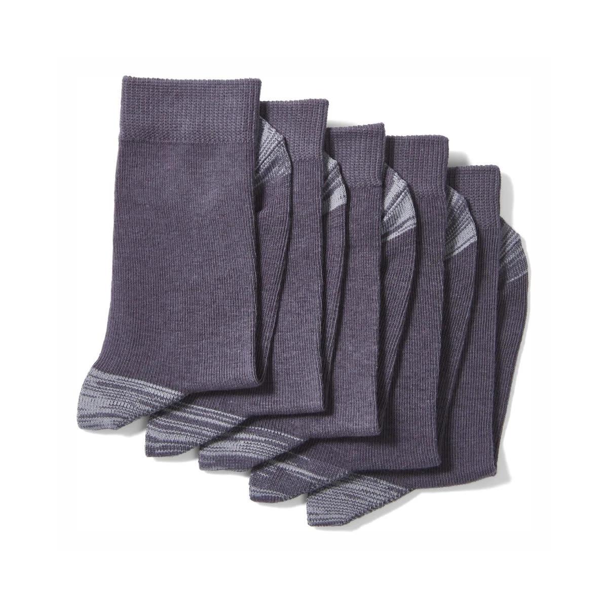 4 5 Pack Tough Crew Socks Gry Chmrle, 4 of 4