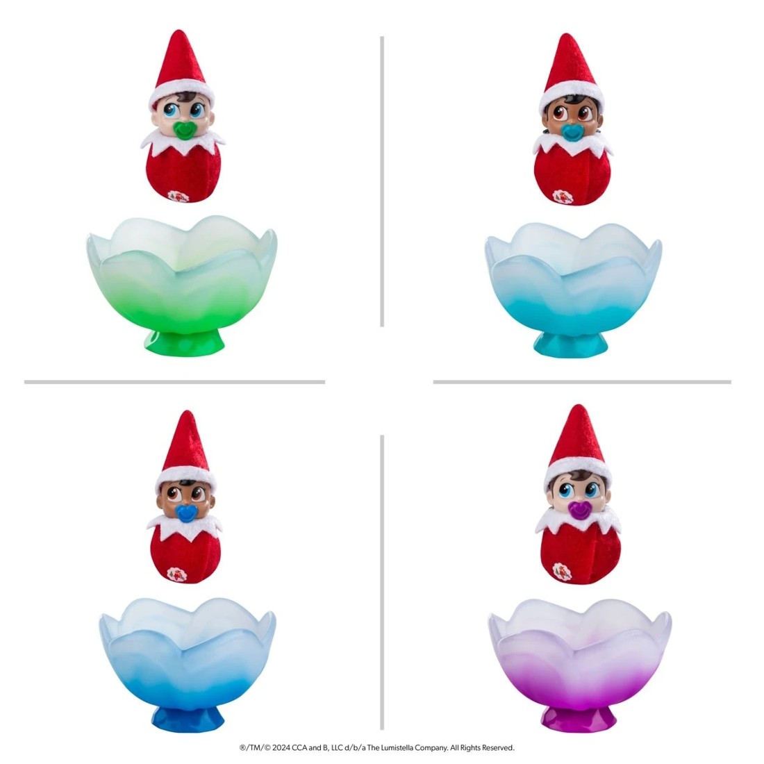 3 2 Piece Santaverse: The Elf on the Shelf Frost Pips Mini Blooms - Assorted, 3 of 10