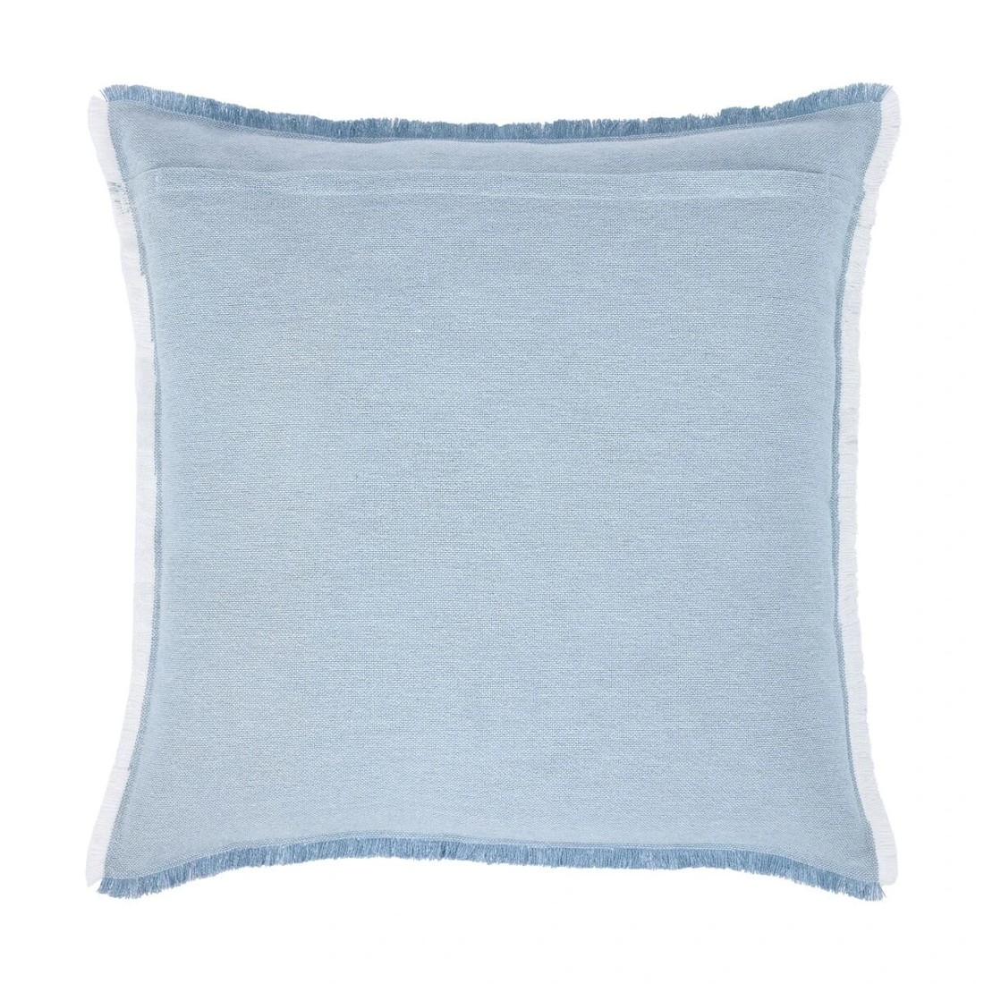 3 60cm Fringe Cushion - Blue, 3 of 4