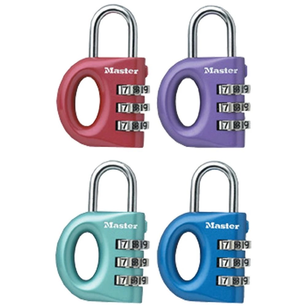 1 Masterlock Luggage Combination Padlock 32mm, 1 of 6