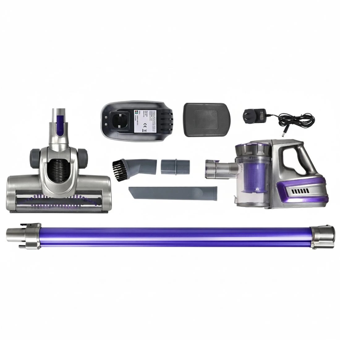 7 Devanti Stick Vacuum Cleaner Bagless Cordless 150W Purple - Purple, 7 of 7