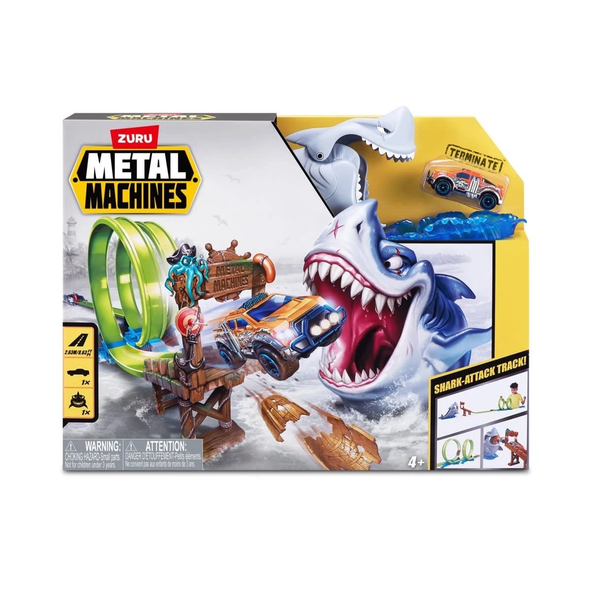 1 Zuru Metal Machines Shark Attack Track, 1 of 9