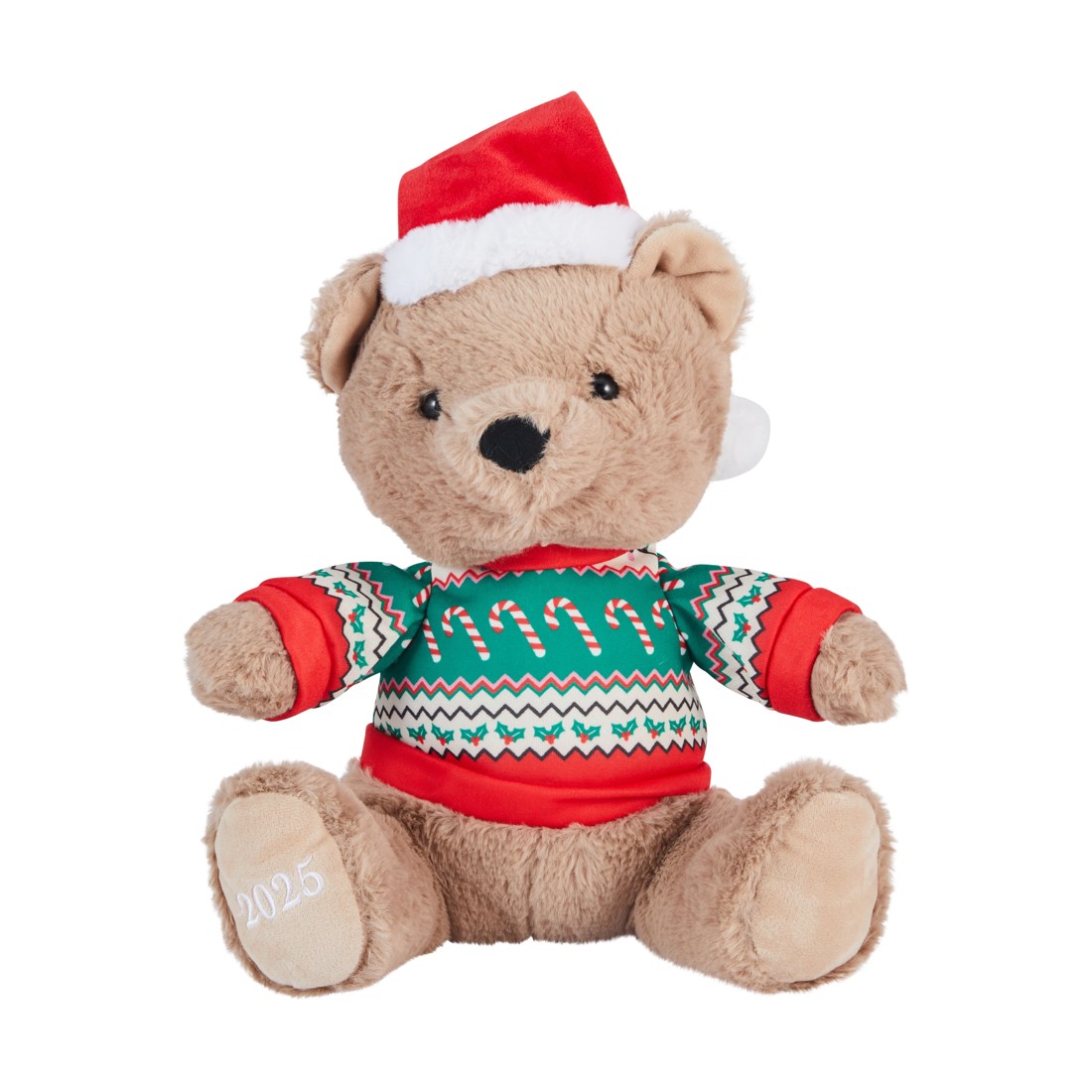 3 Kenzie Christmas Plush Bear, 3 of 5