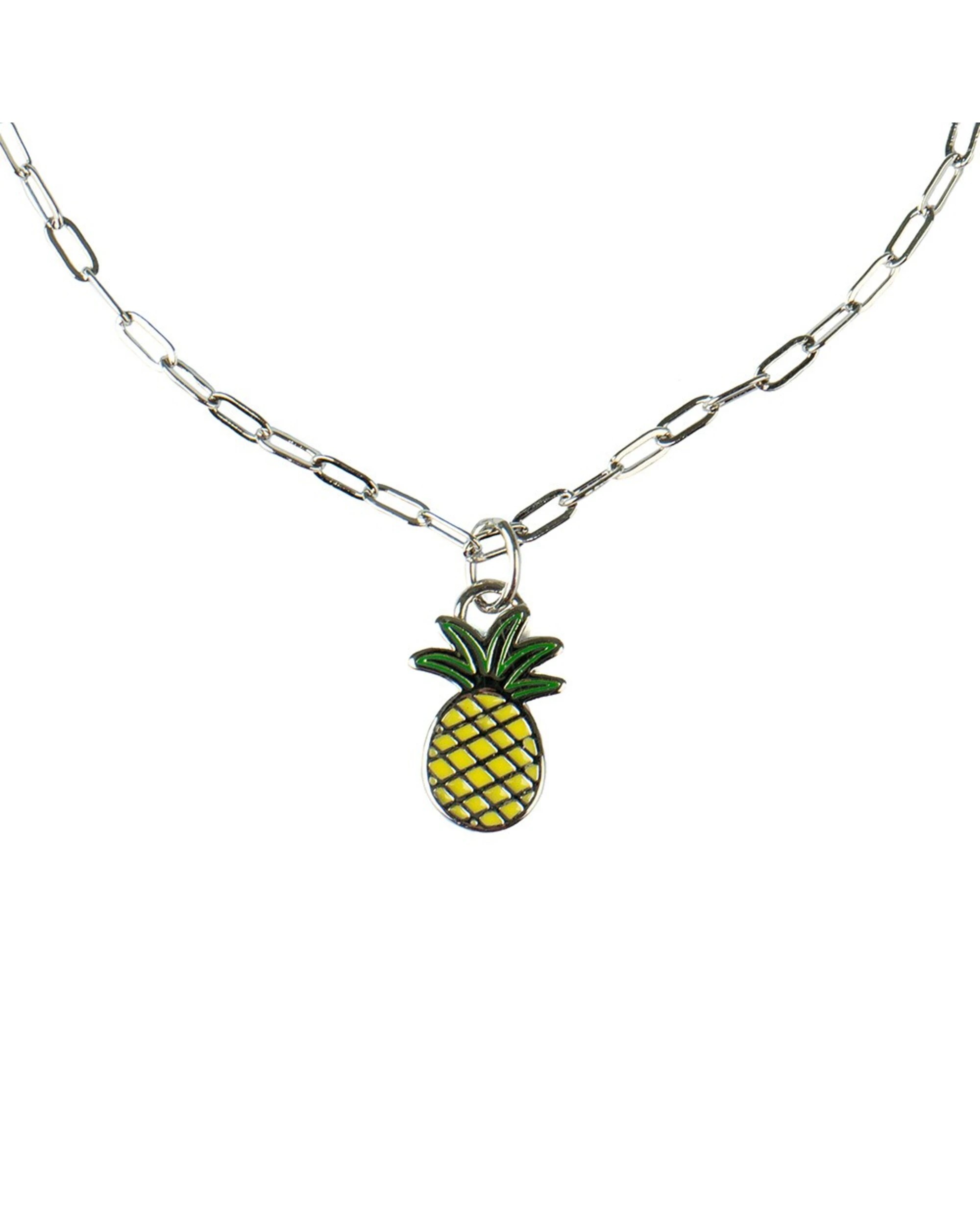 3 Disney - Lilo & Stitch - Stitch & Pineapple Necklace Set - Multi-Coloured,Silver, 3 of 5