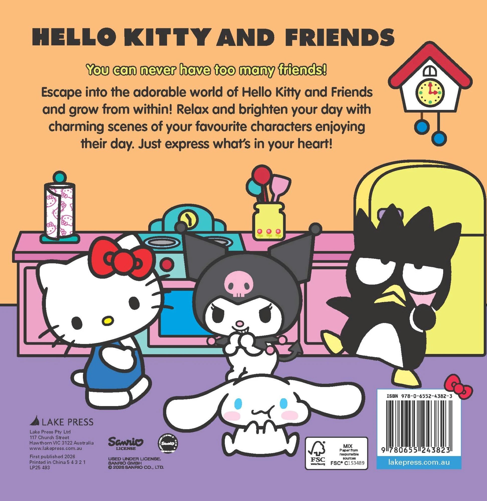 2 Cosy Colouring: Hello Kitty and Friends - Book, 2 of 3