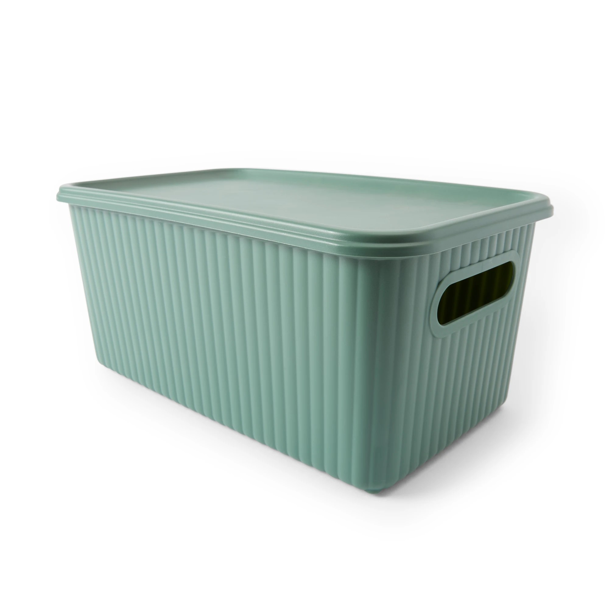 2 5L Ribbed Container - Green, 2 of 9