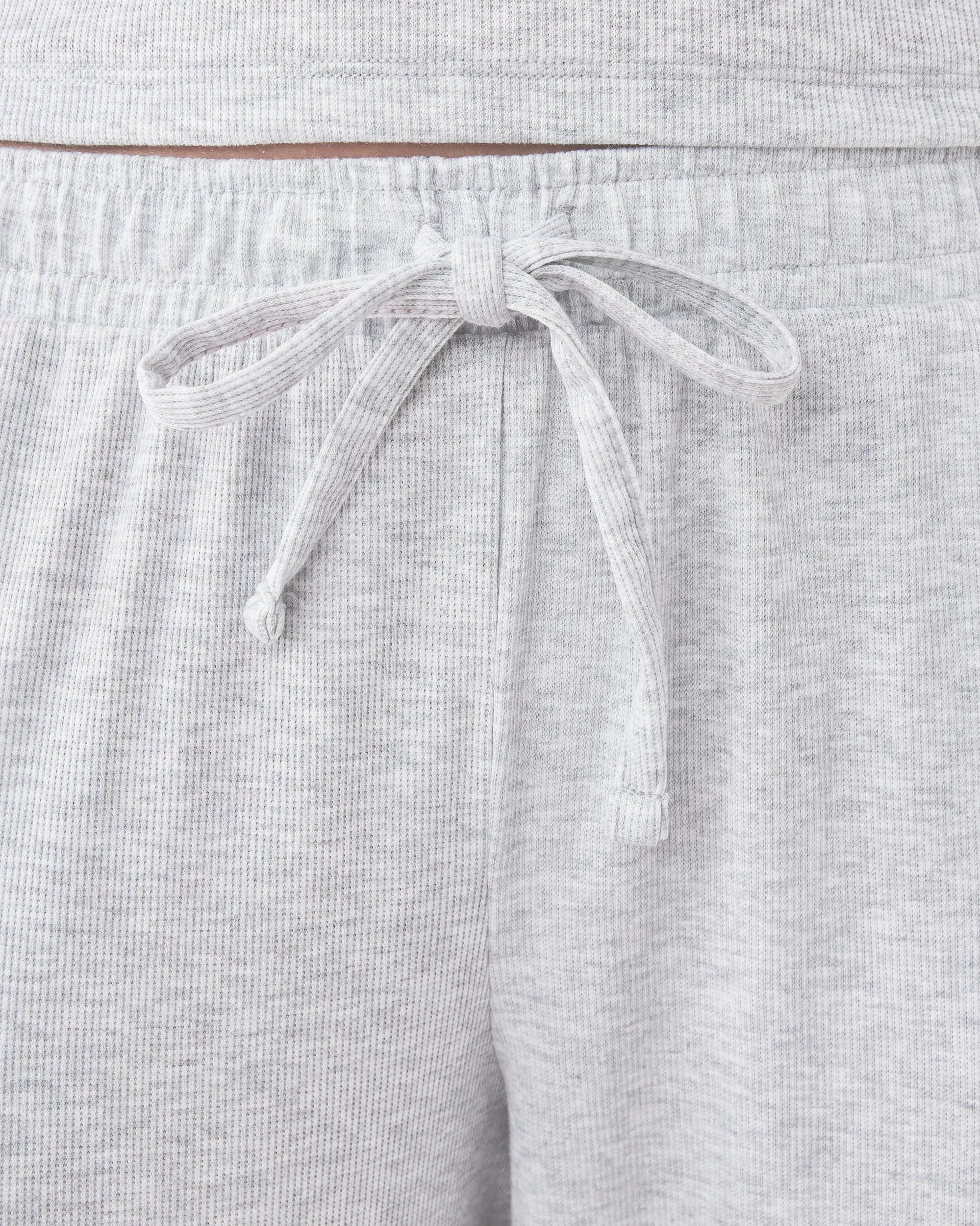 4 Rib Wide Leg Comfort Pants SILVER MARLE, 4 of 6