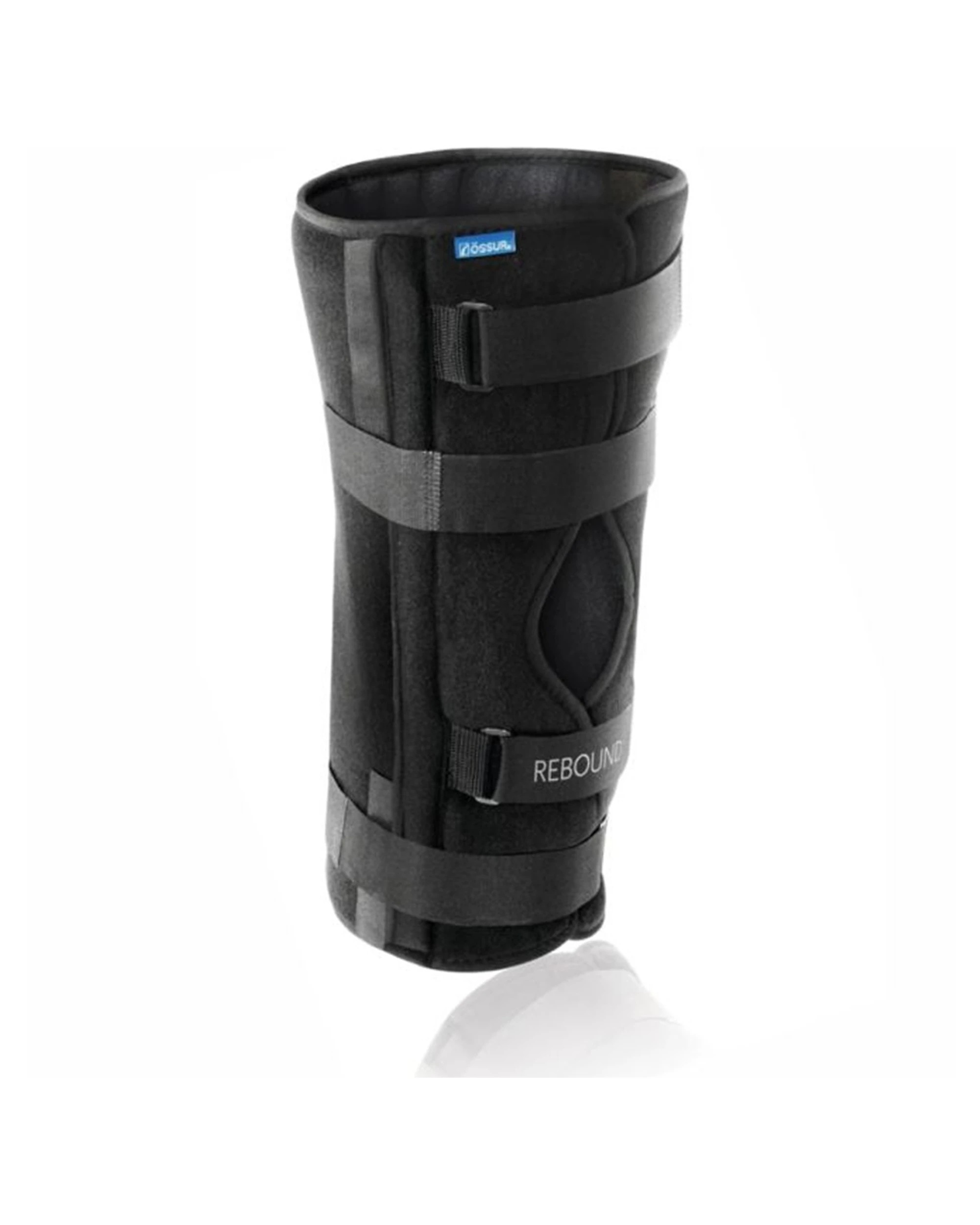 1 Ossur Rebound Knee Immobilizer Universal Modular Fit Adjustable Length 35cm - Black - Black, 1 of 1