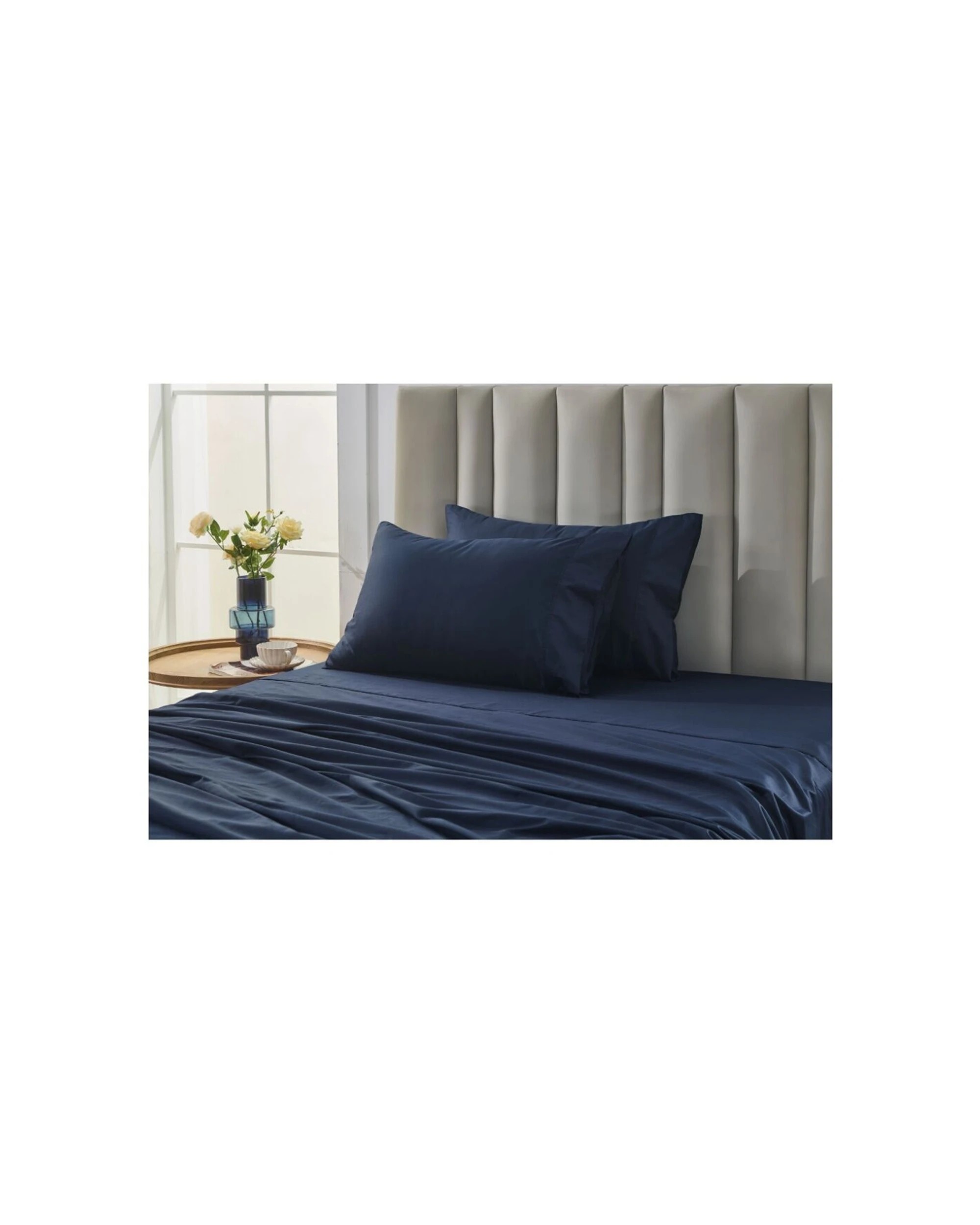 6 Grosvenor House Egyptian Cotton Sheet Set With Pillowcase 500TC - Double Bed - Multi, 6 of 8