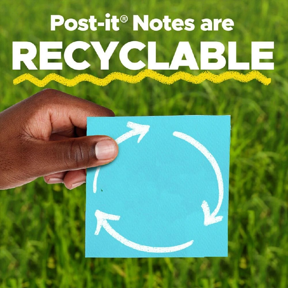 6 Post-it Super Sticky Notes 76 x 76 mm Blue Hour 3 Pack, 6 of 6