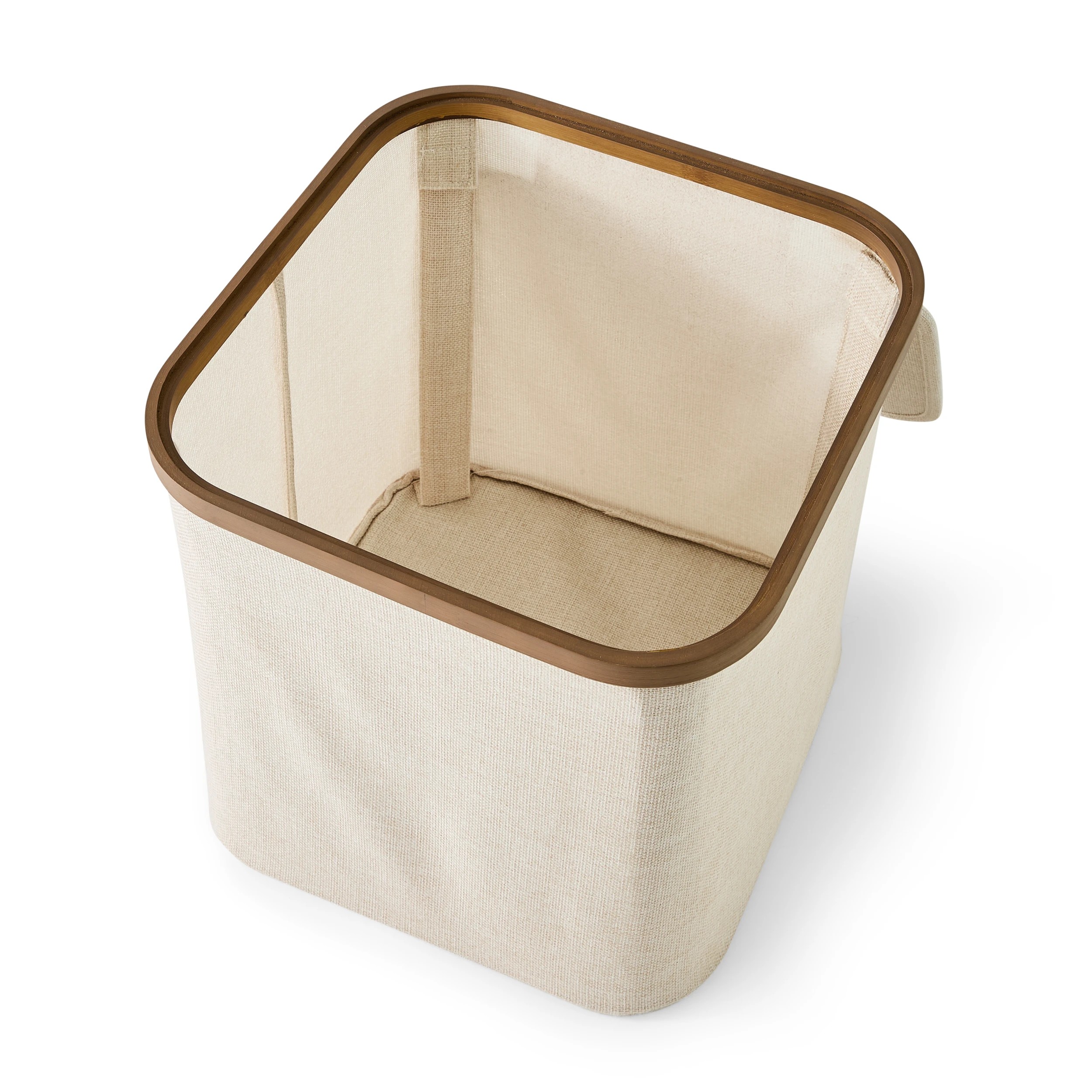 6 Linen Look Walnut Look Tall Box, 6 of 7
