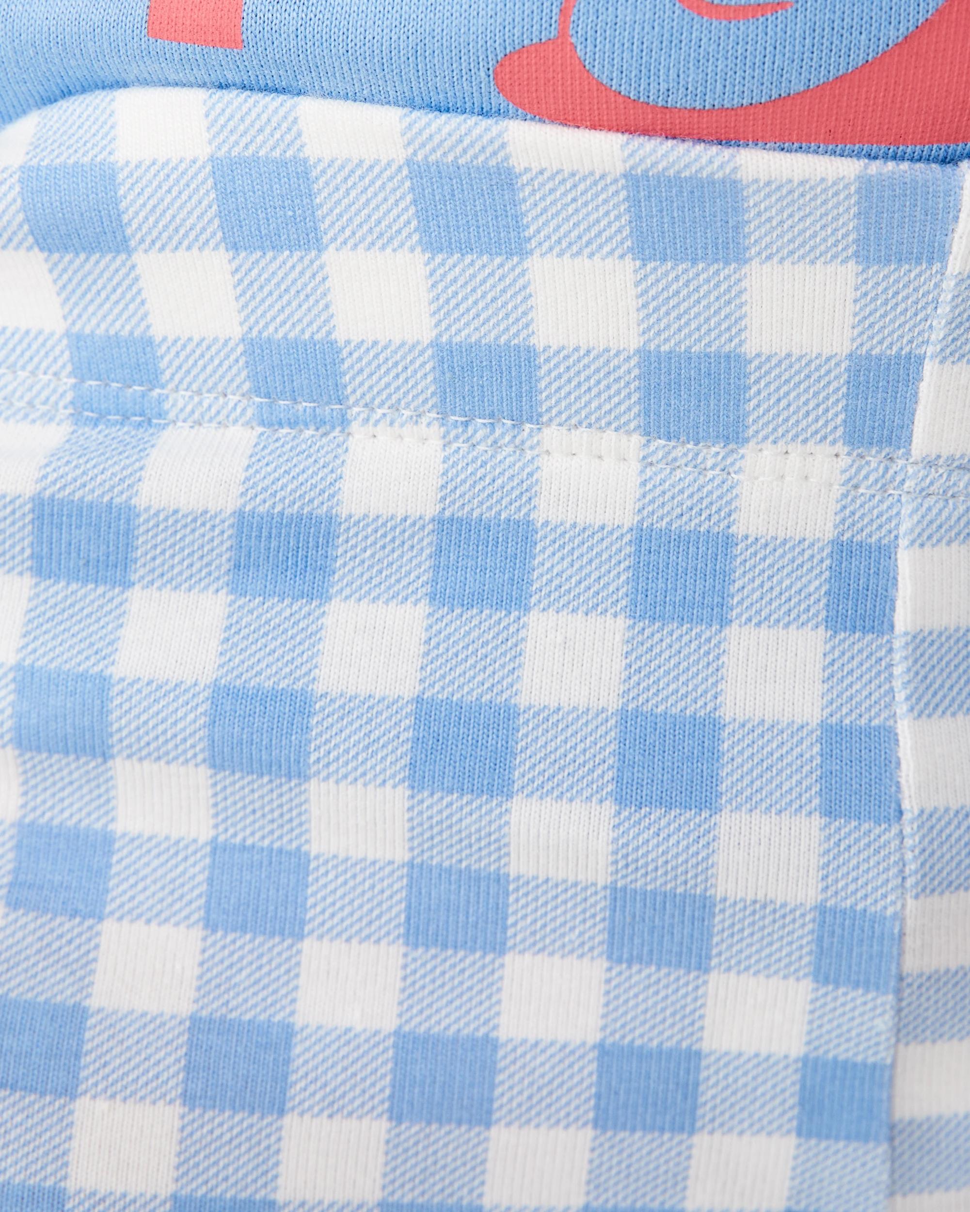 3 Bike Shorts Blu Checks, 3 of 6