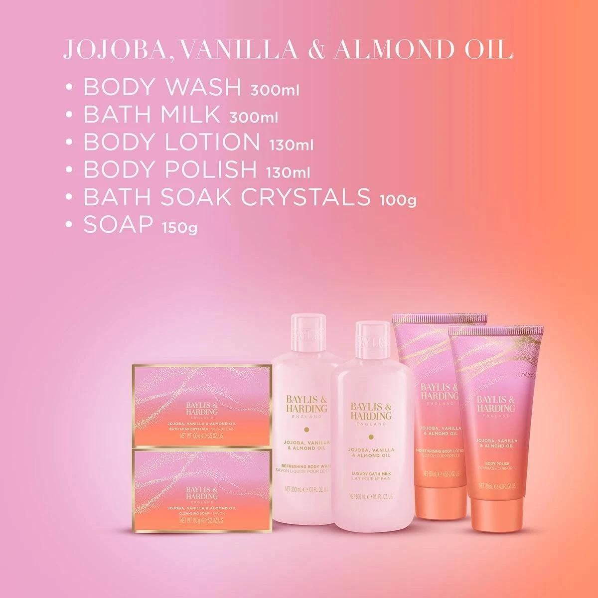 3 Baylis & Harding Signature Collection Self Care Treats - Jojoba, Vanilla and Almond Oil, 3 of 4