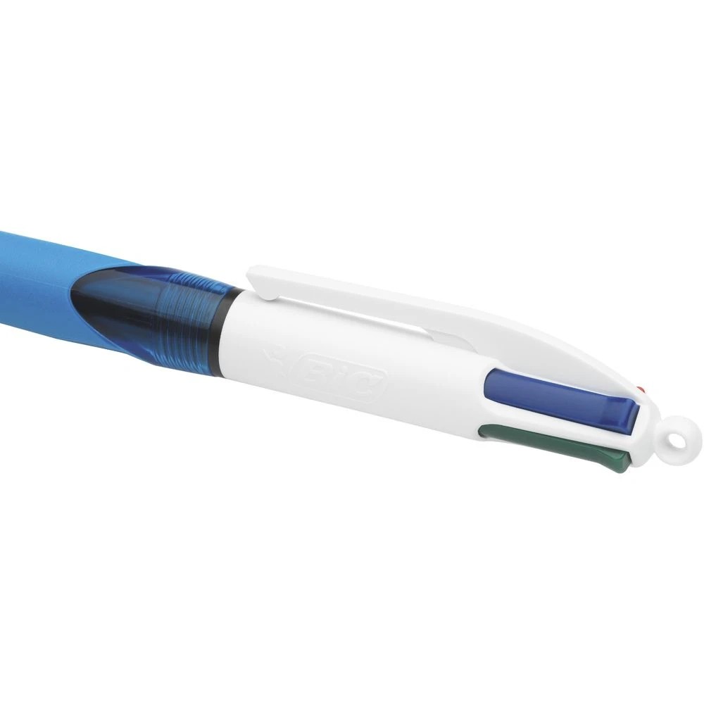5 BIC 4 Colours Grip Retractable Ballpoint Pen 1mm, 5 of 6