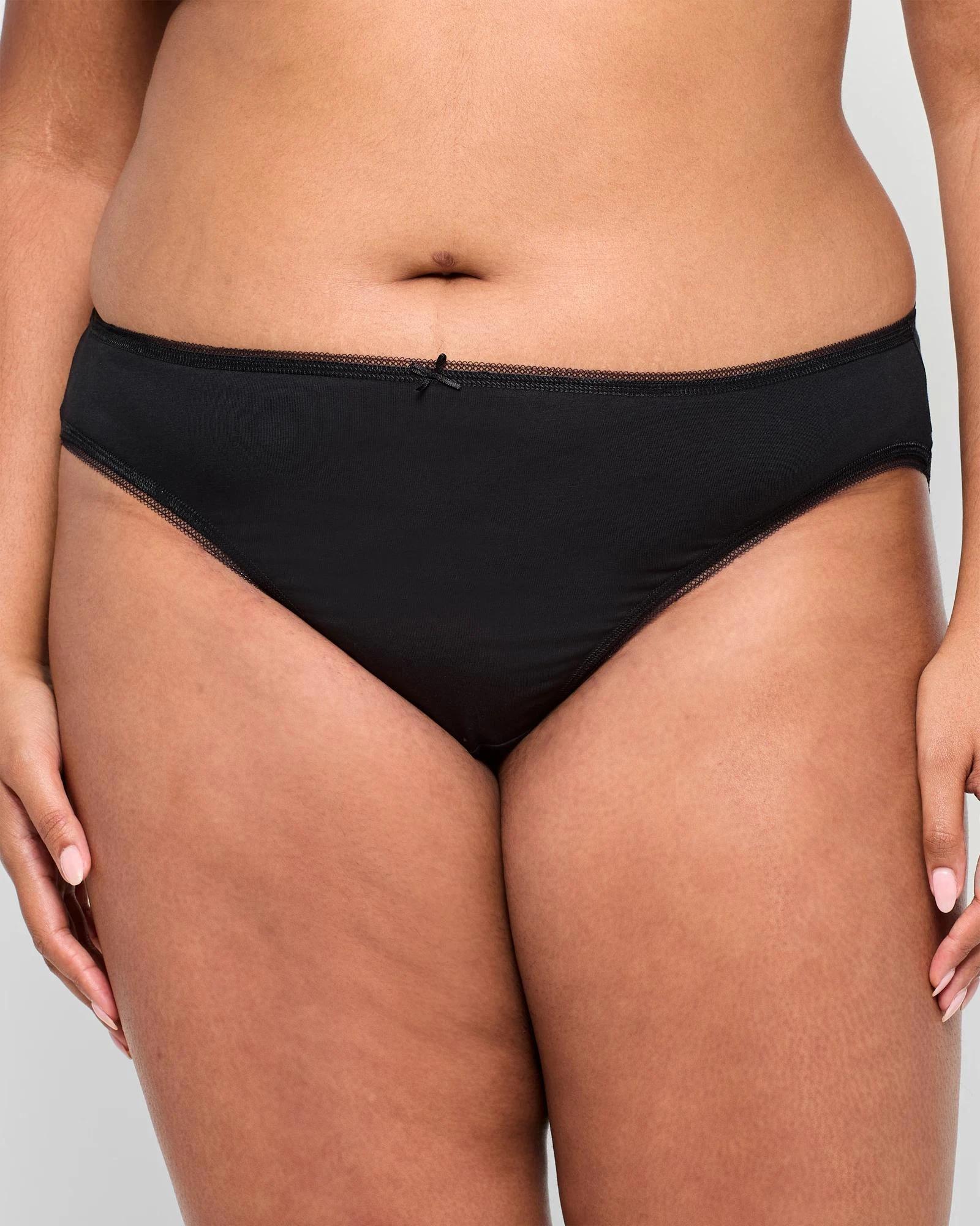 4 Target 5 Pack Cotton/Elastane Bikini Briefs BLACK, 4 of 6