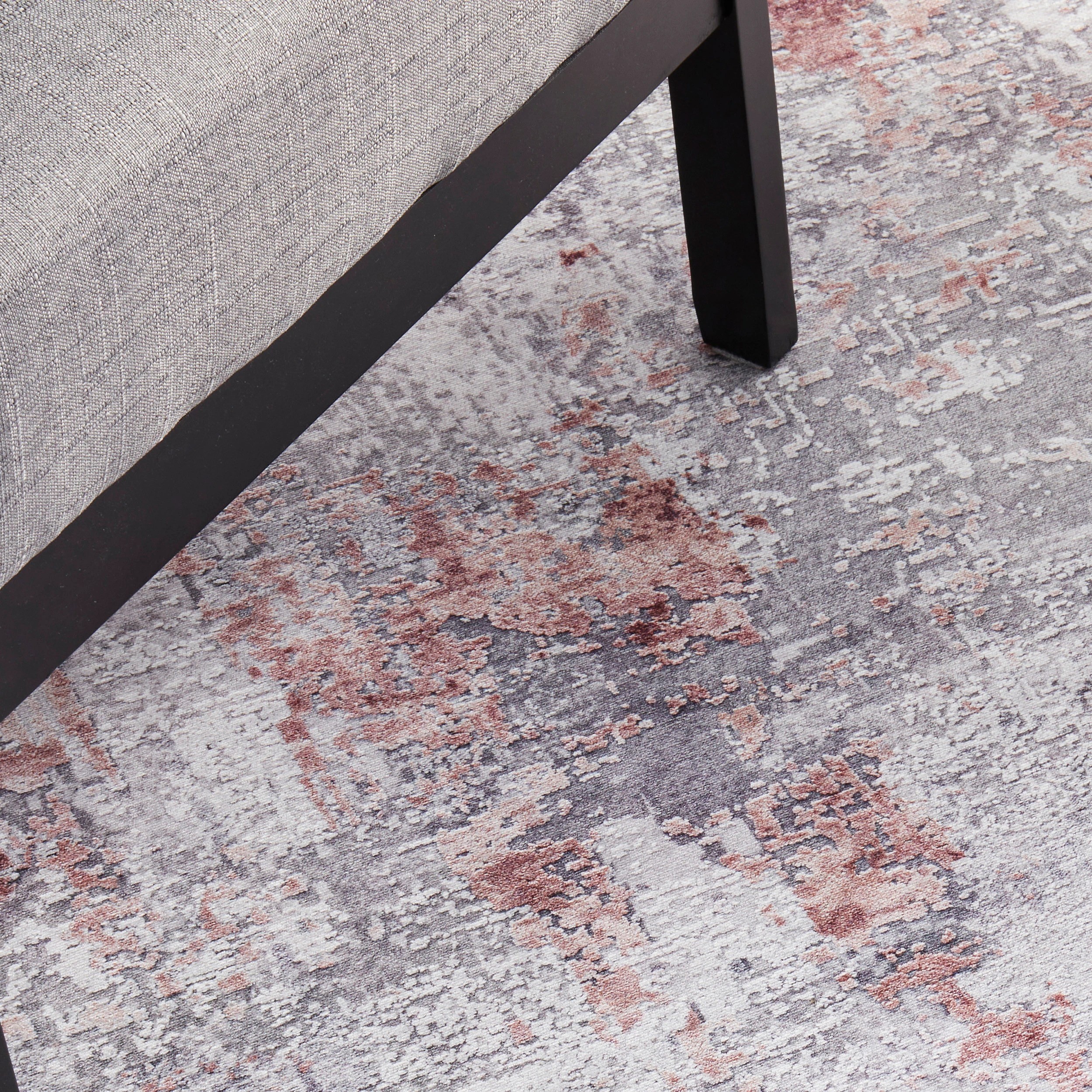 8 Common Ground Rugs Bazaar 156 280x190cm - Large Floor Rug - Silver, 8 of 8