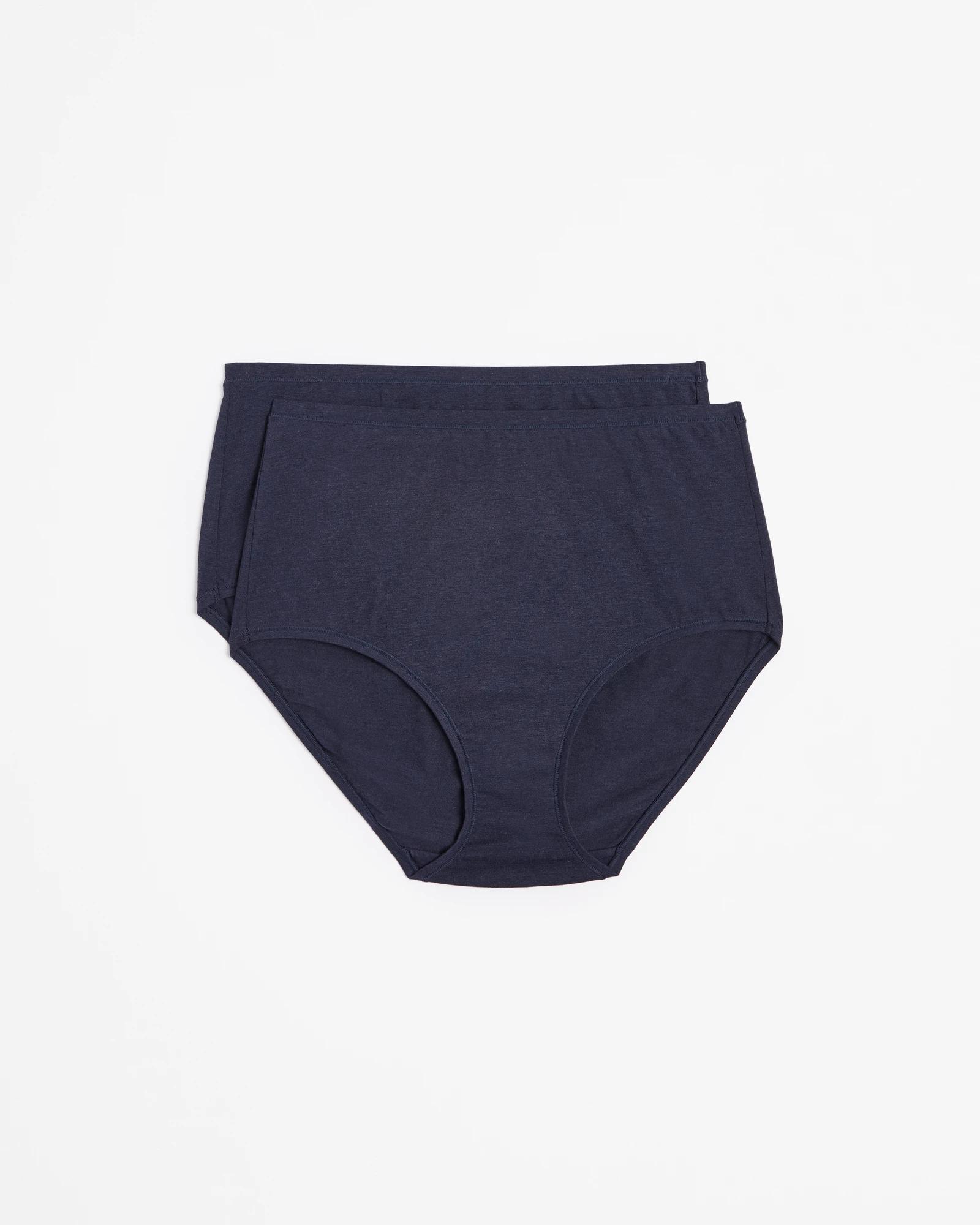 1 Target 2 Pack Bamboo Full Briefs TRUE NAVY, 1 of 4