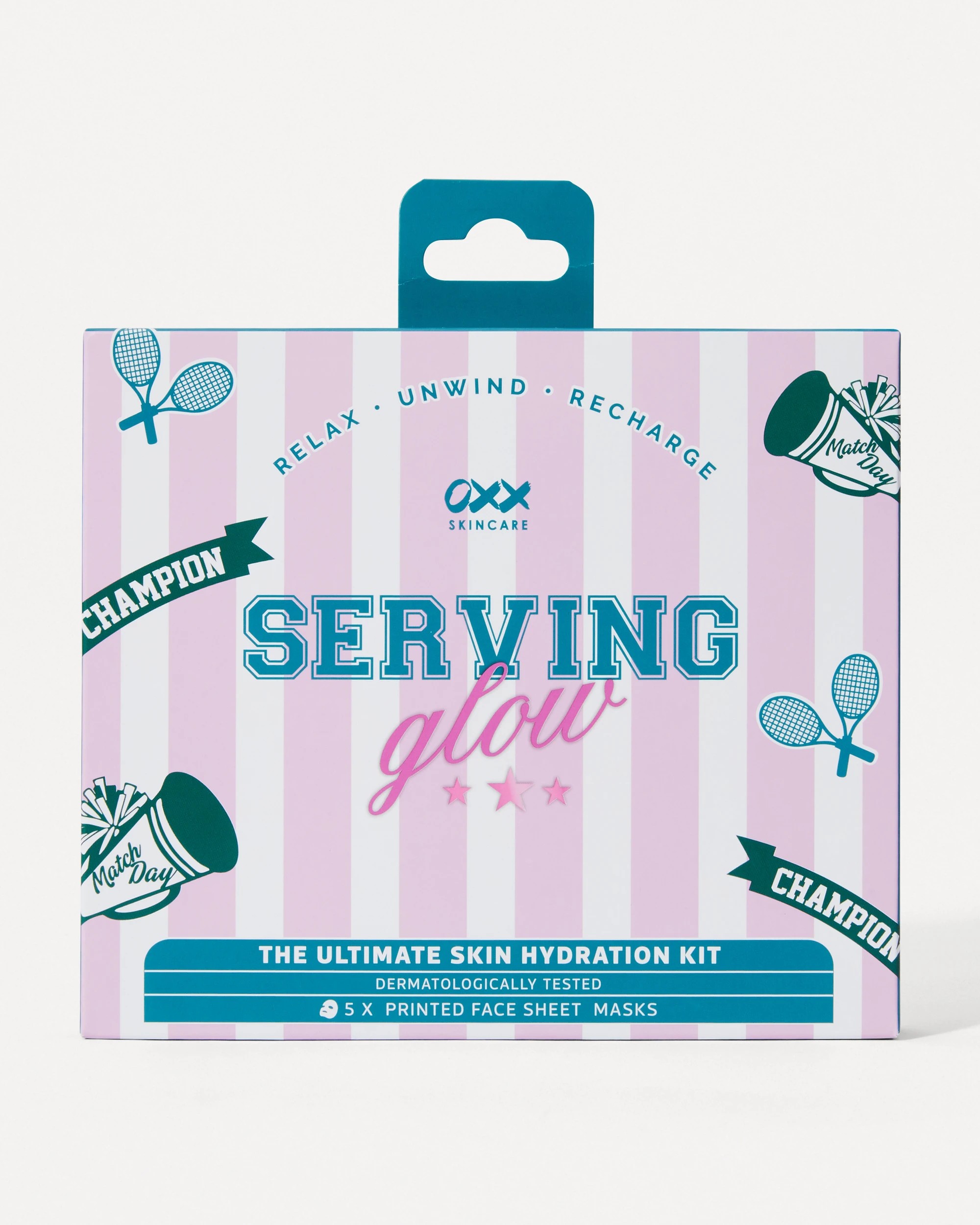 1 OXX Skincare 5 Piece Serving Glow The Ultimate Skin Hydration Kit, 1 of 4