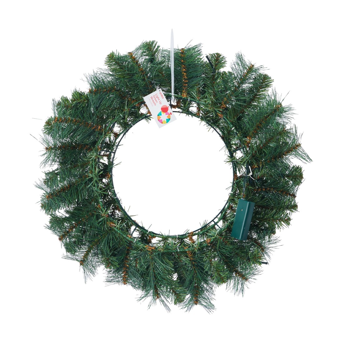 7 Light Up Green Wreath, 7 of 7