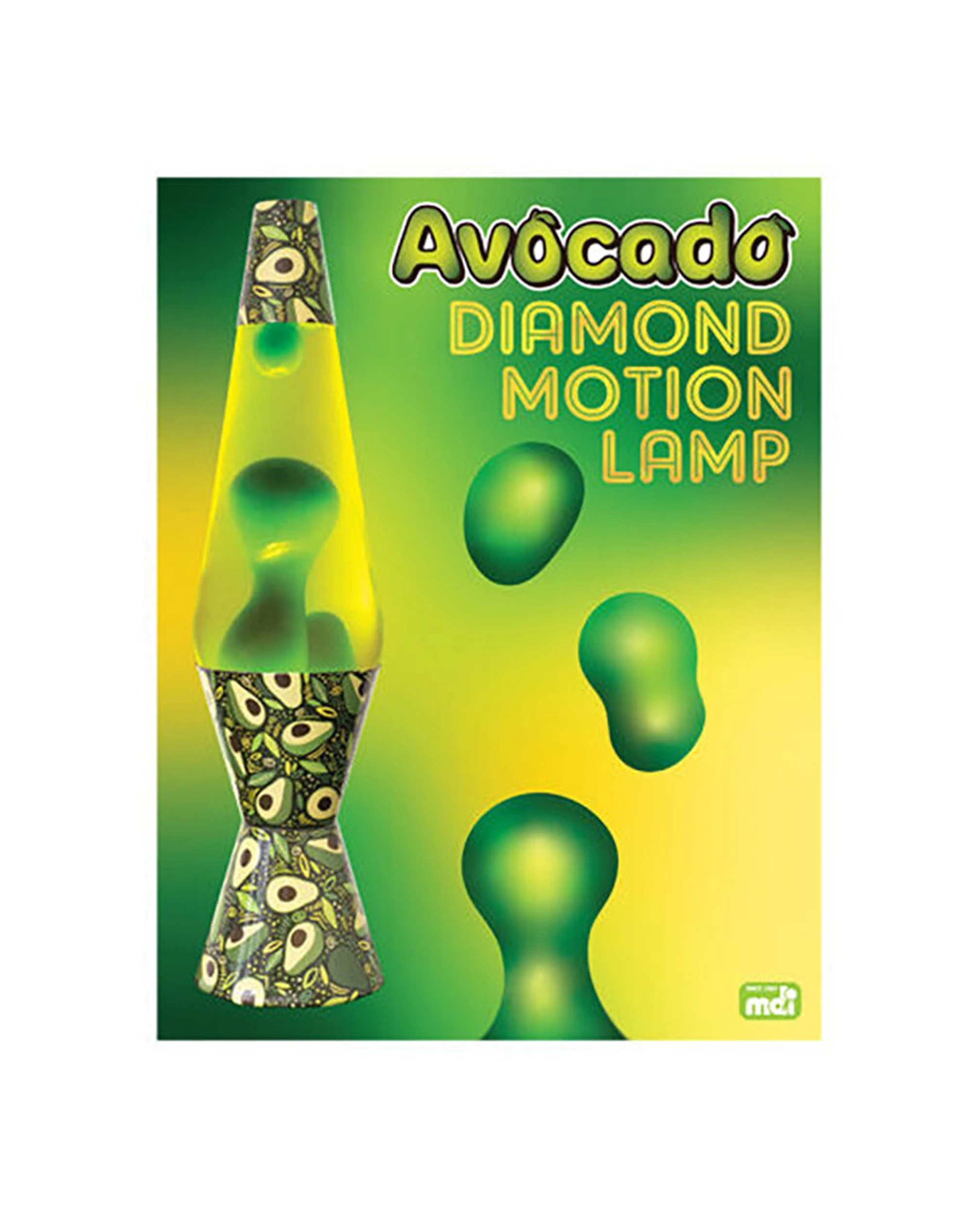 3 MDI Aus Diamond Glitter Lamp Night Light Bedside Decor Avocado - Green, 3 of 4