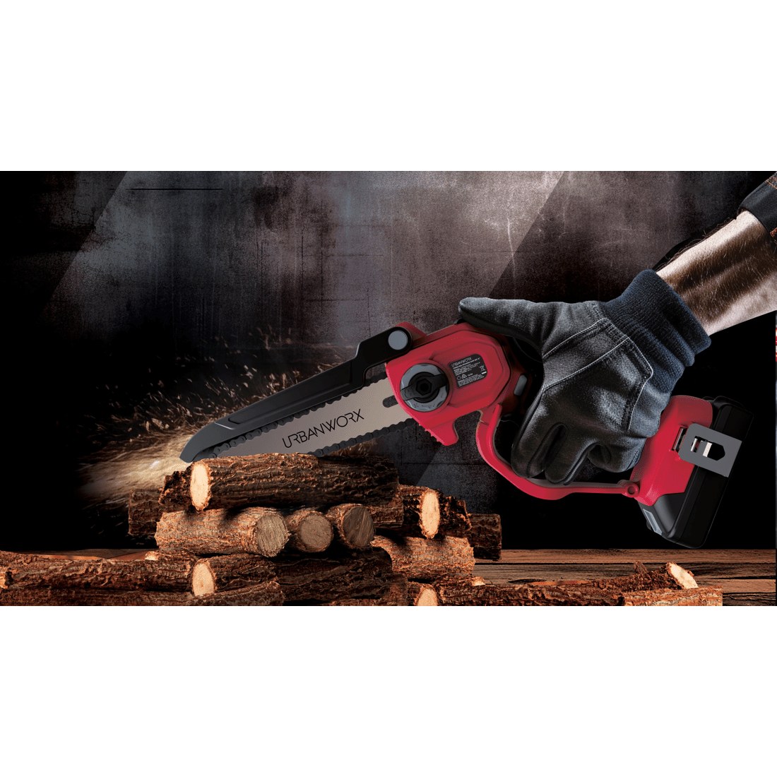 9 Urbanworx 20V Cordless Chainsaw, 9 of 10