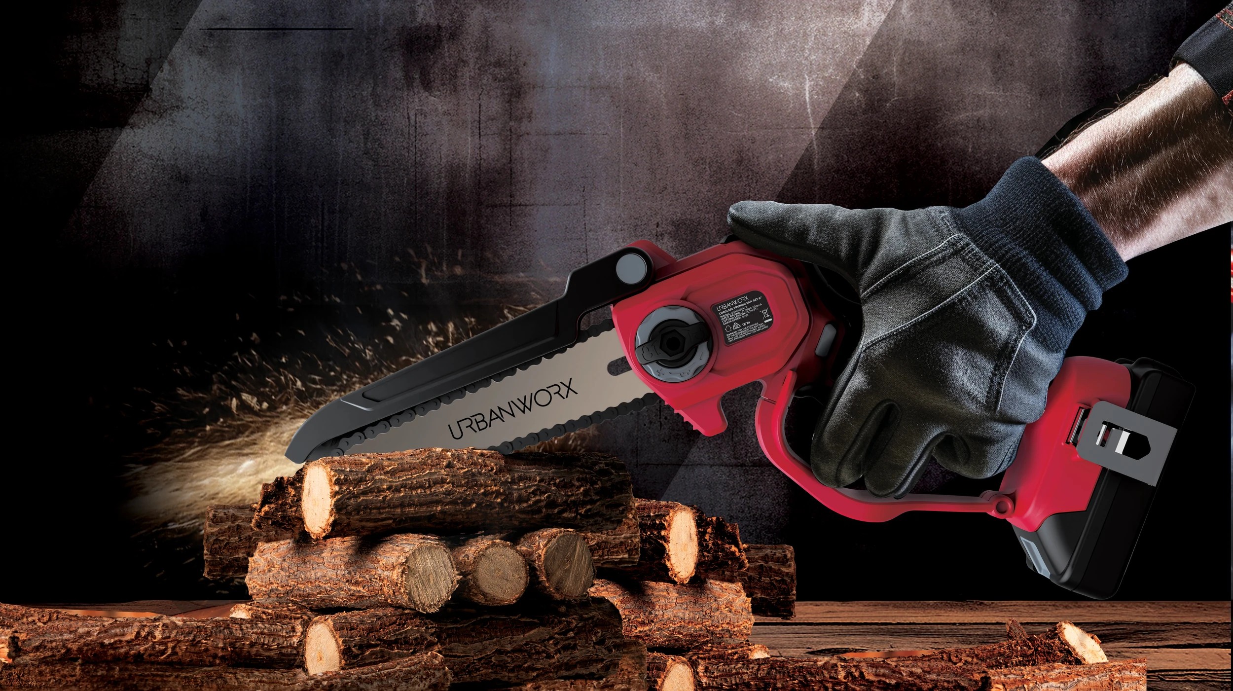 9 Urbanworx 20V Cordless Chainsaw, 9 of 10