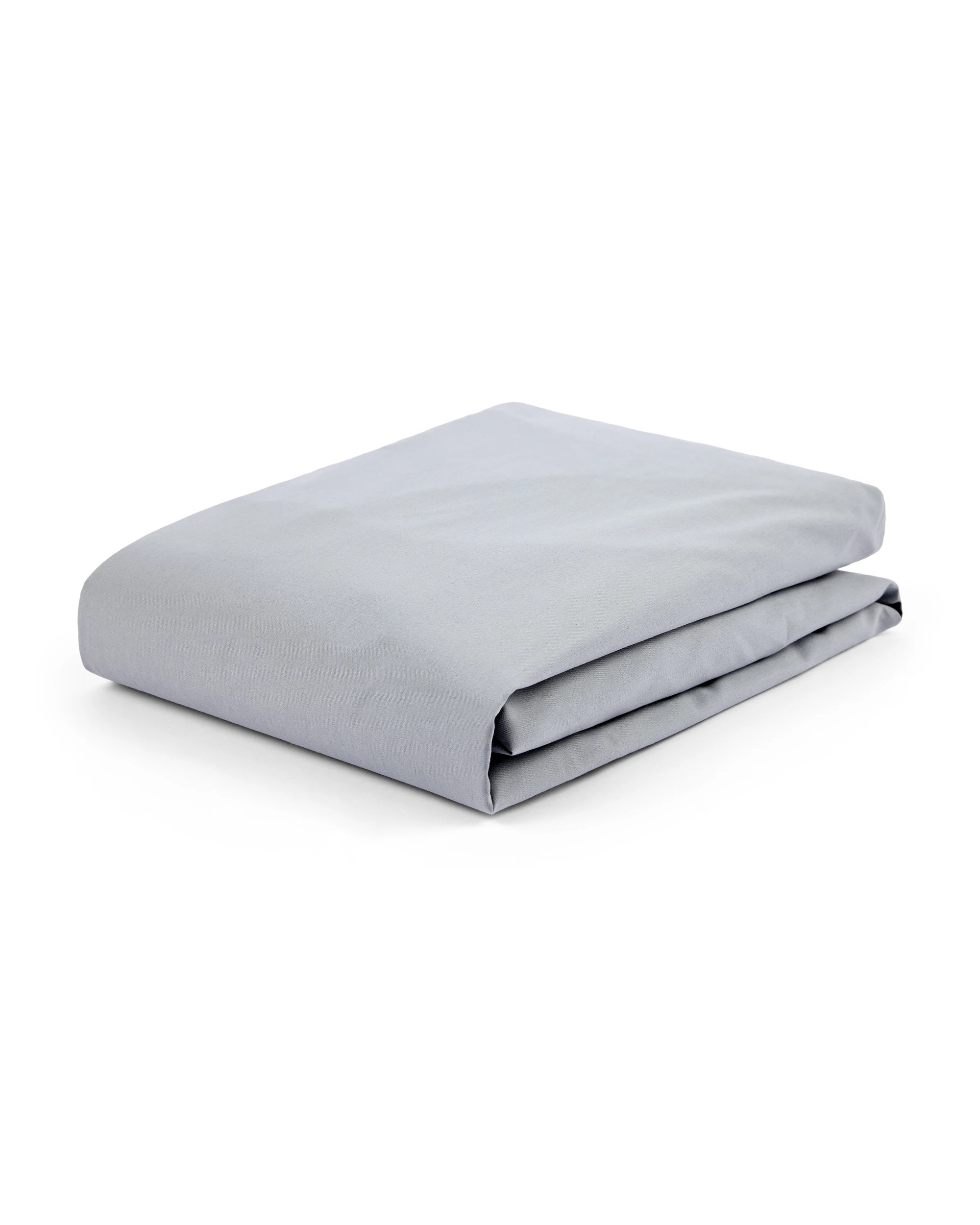 4 250 Thread Count Cotton Rich Fitted Sheet - Single Bed, Light Grey, 4 of 6