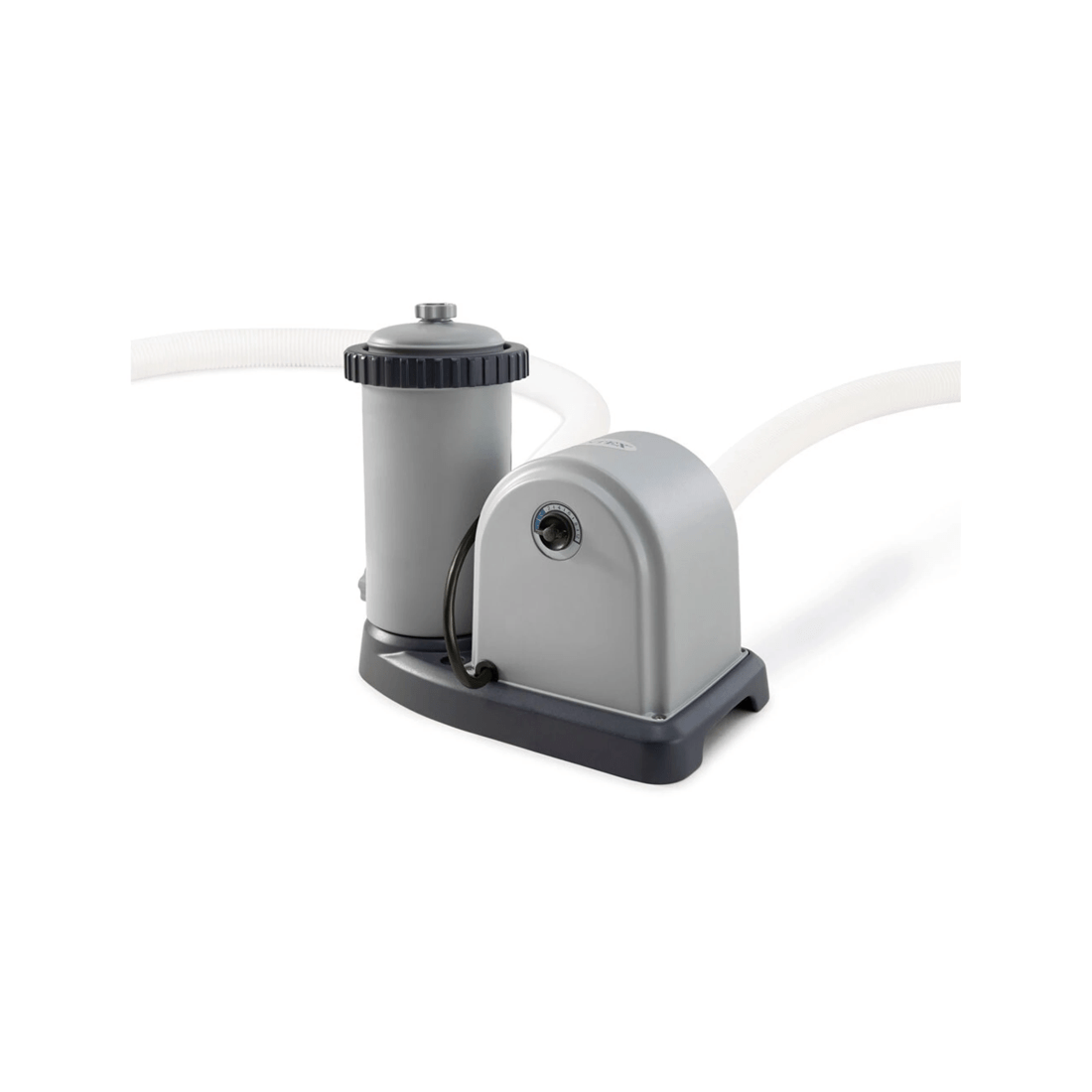 1 Intex Filter Cartridge Pump Pool Pump 1500GPH Hydro Aeration Auto Timer - Grey, 1 of 3