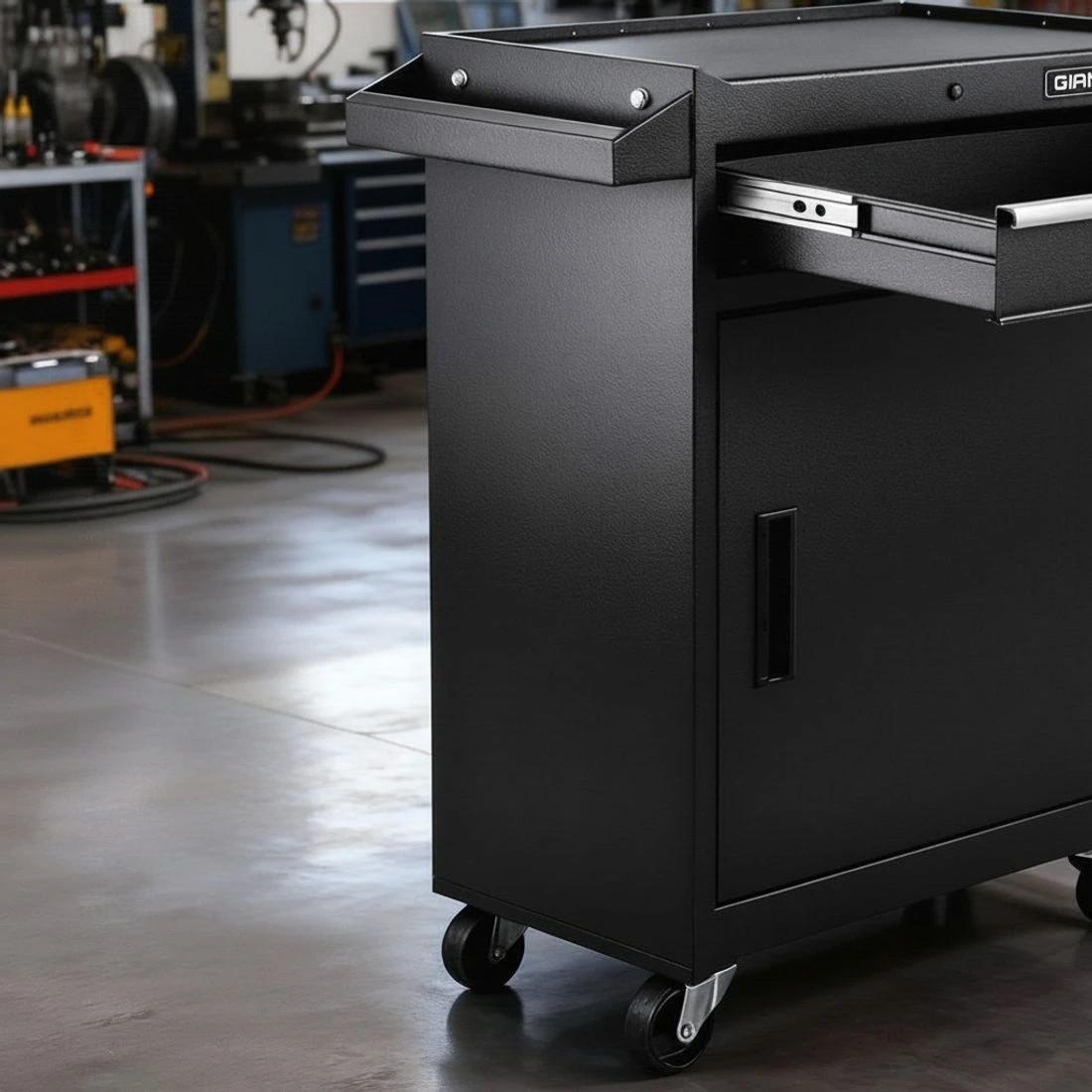 6 Giantz Tool Chest Trolley Cabinet Rolling Toolbox Garage Storage Tools - Black, 6 of 7