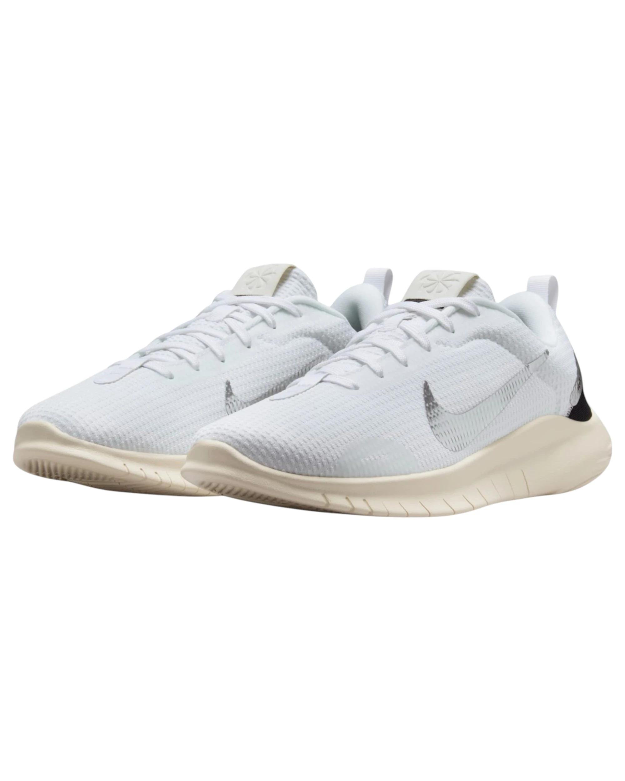 8 Nike Womens Flex Experience Run 12 White/ Silver Athletic Running Shoes WHITE/SILVER, 8 of 9