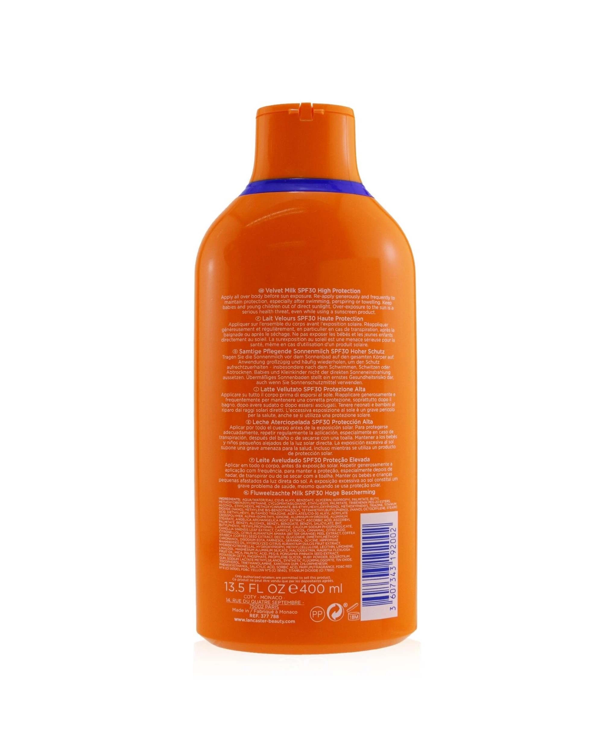 3 Lancaster Sun Beauty Velvet Tanning Milk SPF30  400ml/13.5oz, 3 of 3