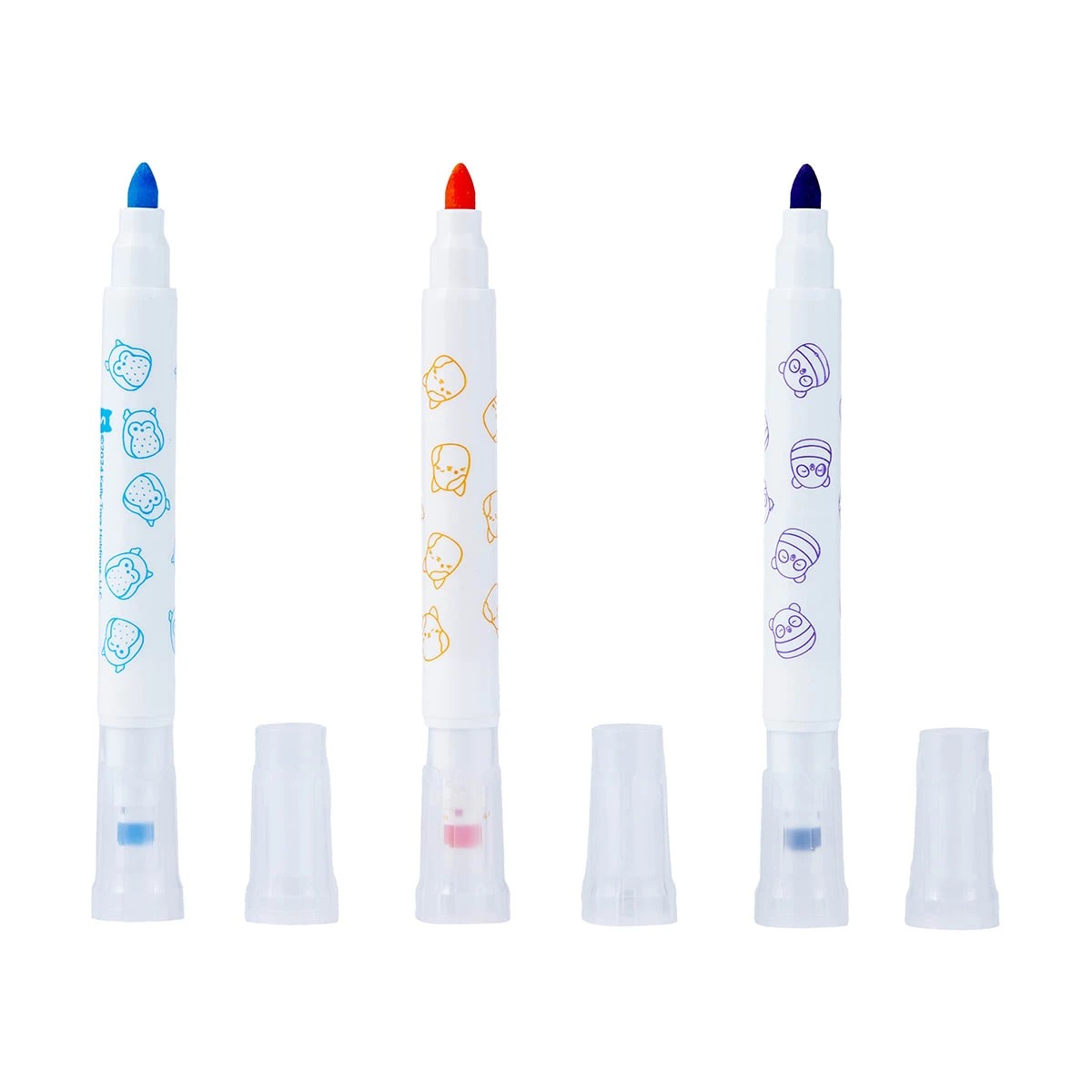 4 6 Pack Original Squishmallows Dual Tip Colour Marker/Stamps Set, 4 of 9