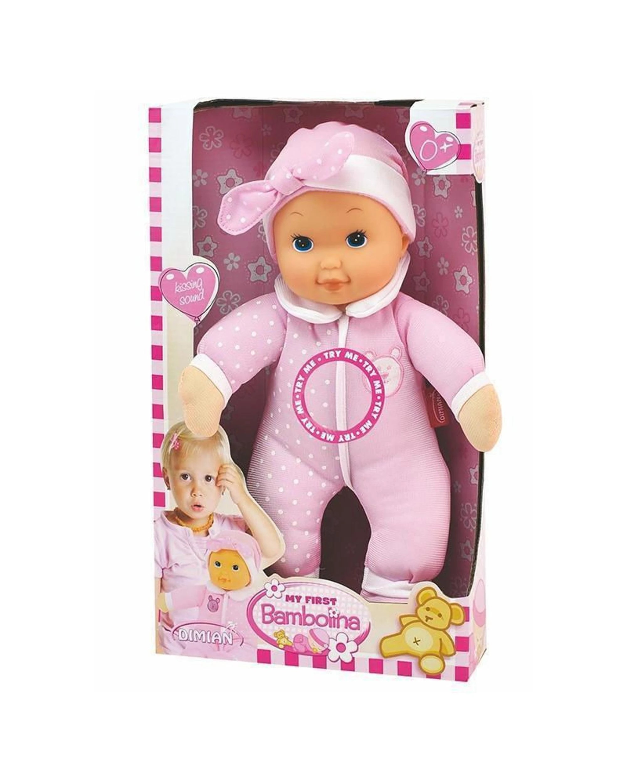 1 Bambolina My First Doll with Kissing Sound 34cm Doll, 1 of 1