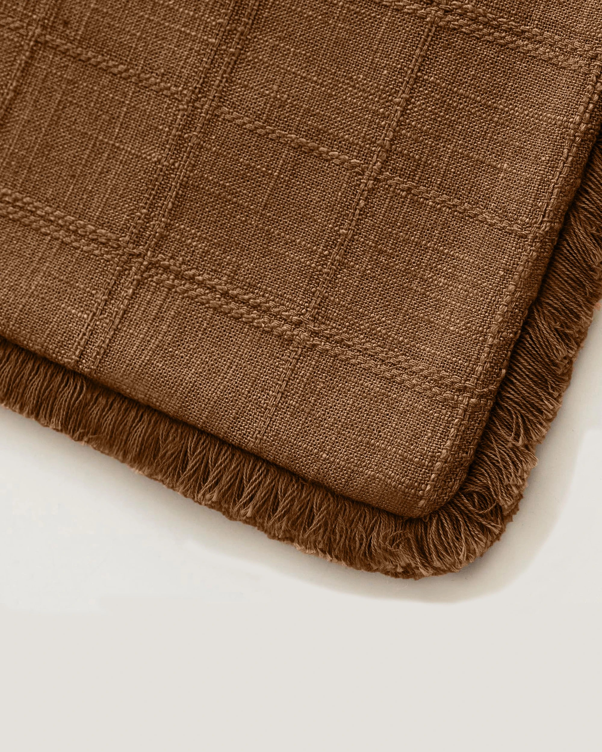 2 Gioia Casa 2-Pack Linen Look Cushion Covers 30cm x 50cm - Cinnamon, 2 of 3