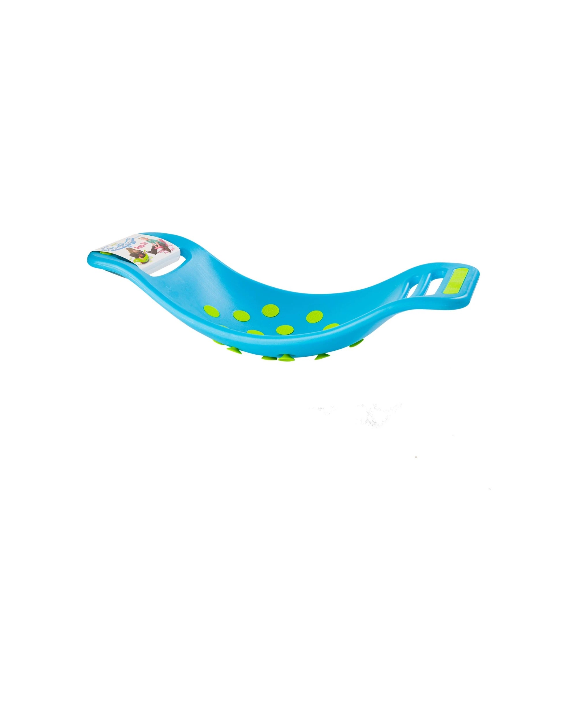 1 Fat Brain Toy Co. Teeter Popper Kids Balance Core Strength Coordination - Blue, 1 of 4