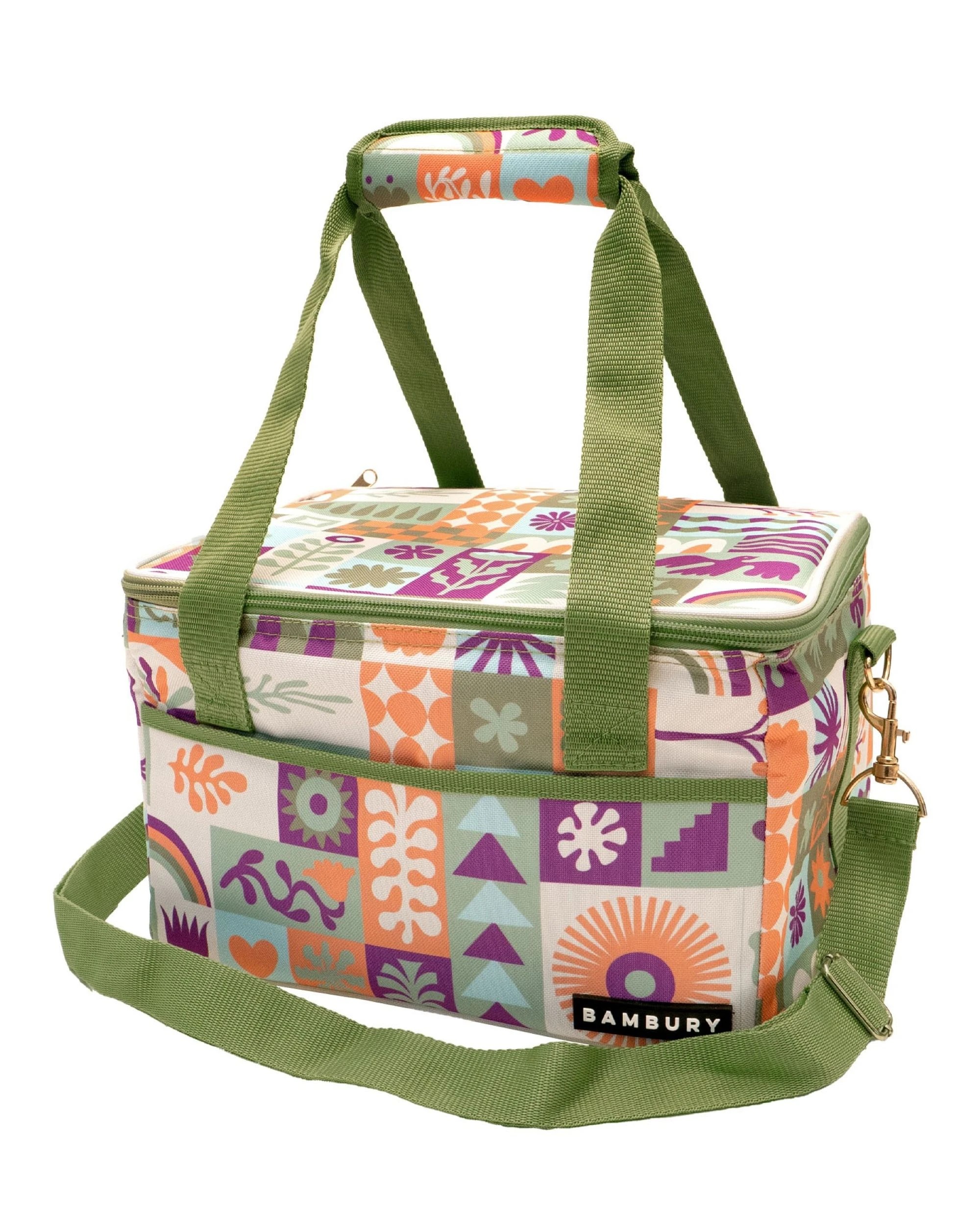 1 Bambury Zippora Picnic Food and Drinks Small Cooler Carry Bag - Multi, 1 of 4
