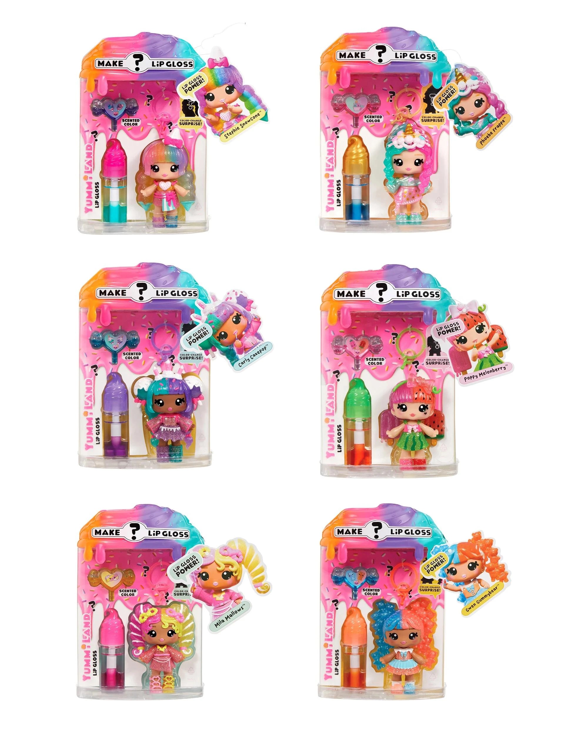 1 Yummiland Lip Gloss Dolls: Mystery Colour Change - Assorted - Multi, 1 of 4