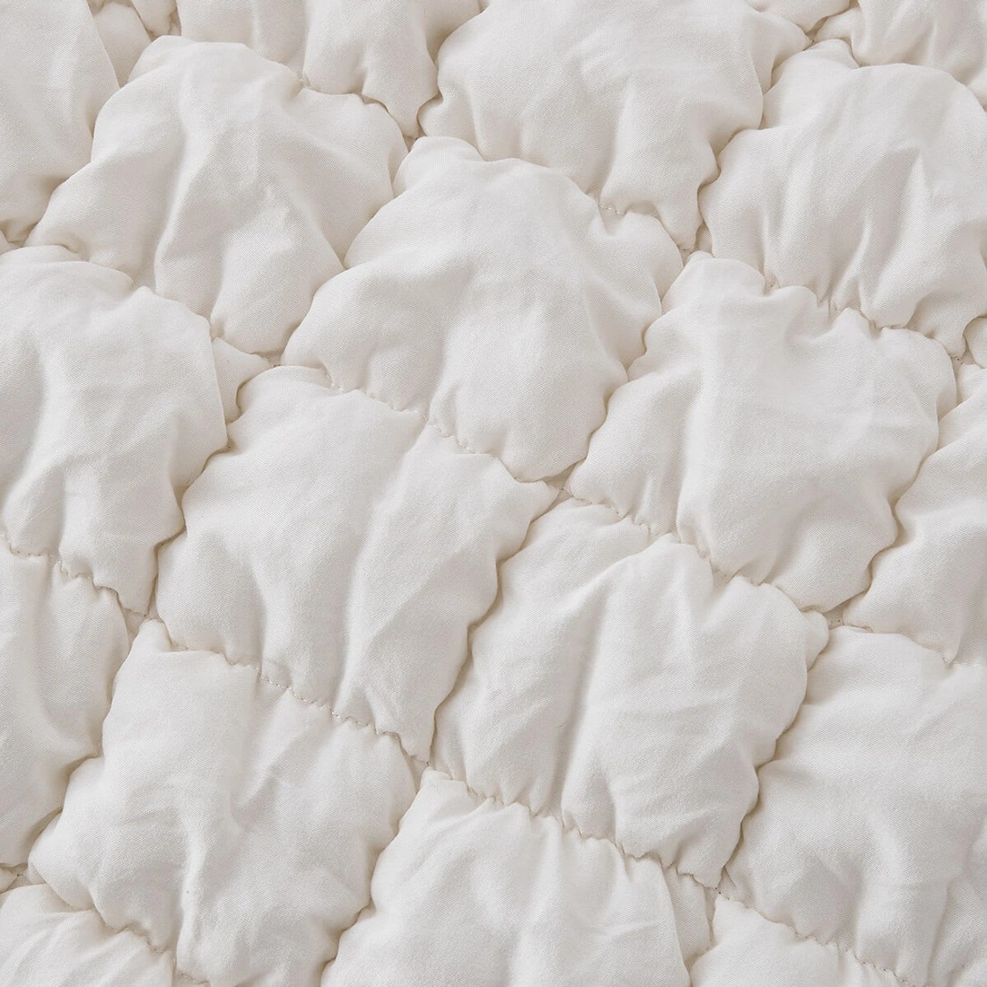 4 Marshmallow Quilt Cover Set - King Bed, White, 4 of 6