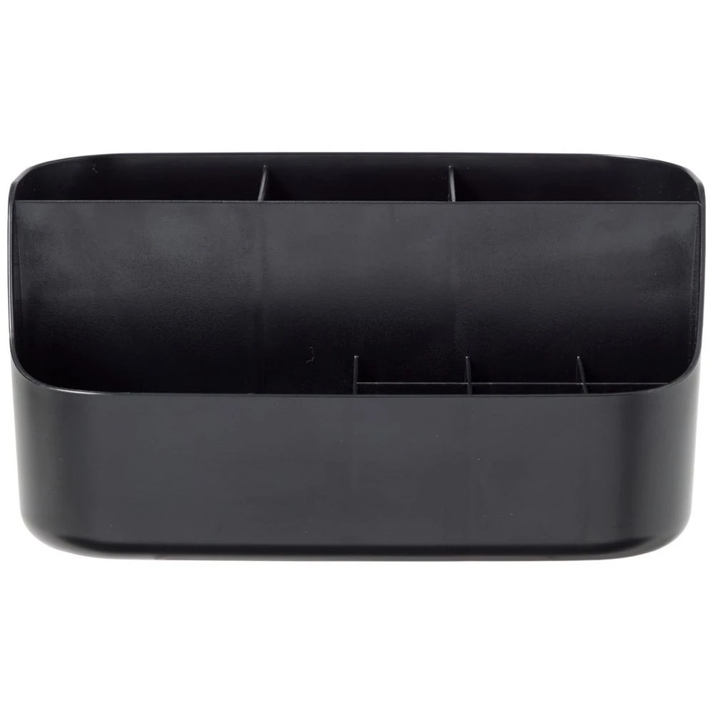 2 J.Burrows Multi Compartment Desk Organiser Black, 2 of 3