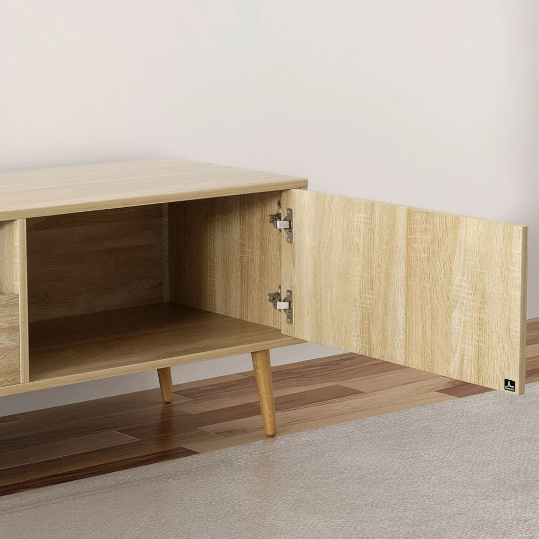 7 Artiss Entertainment Unit Alex TV Cabinet Storage Drawers 200CM - Brown, 7 of 8