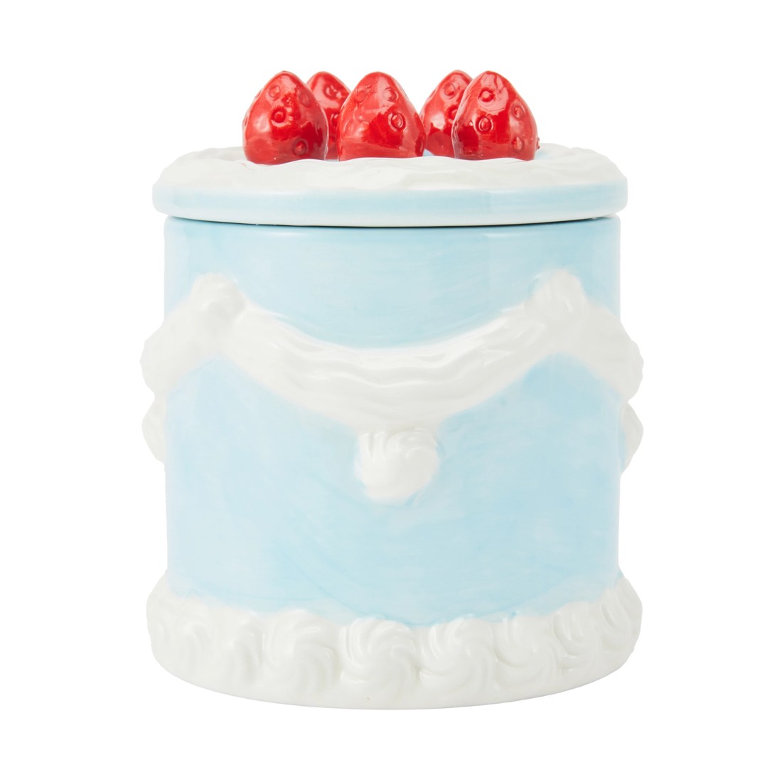 1 Ceramic Frosted Cake Candle, 1 of 6