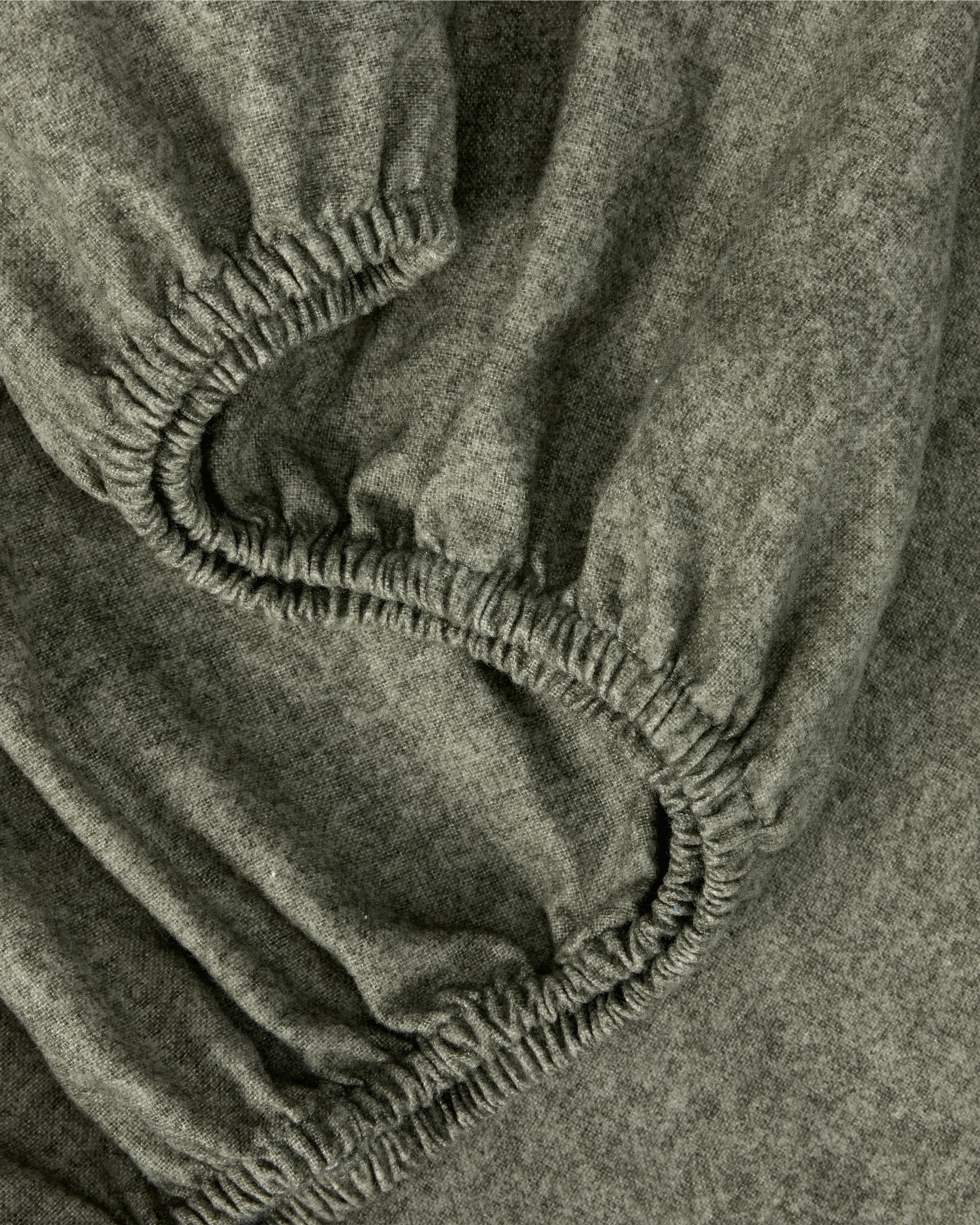 3 Marle Cotton Flannelette Sheet Set - Queen Bed, Green, 3 of 7