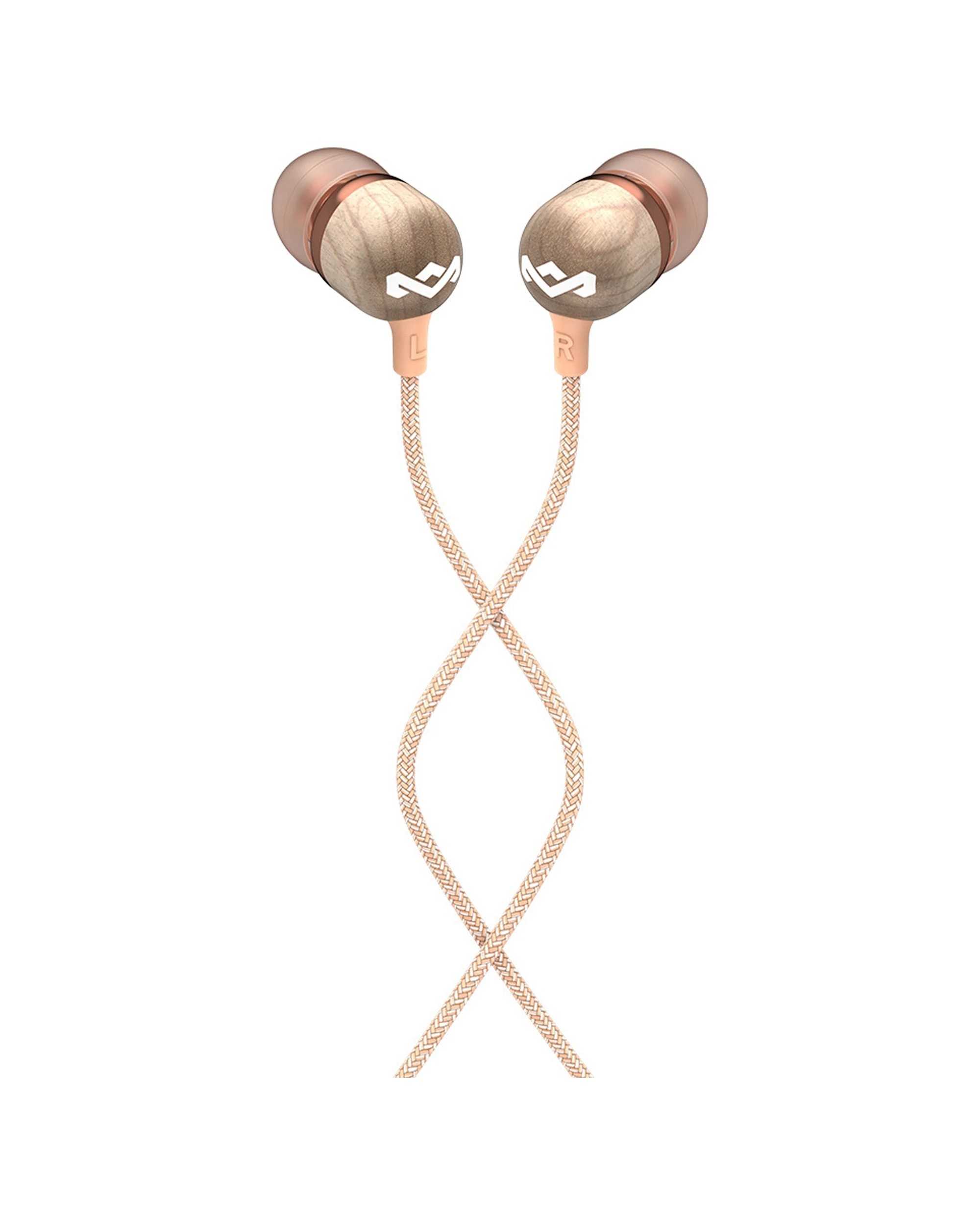1 House Of Marley Smile Jamaica Wood In-Ear Headset Earphones With Mic Copper - Metallic, 1 of 1
