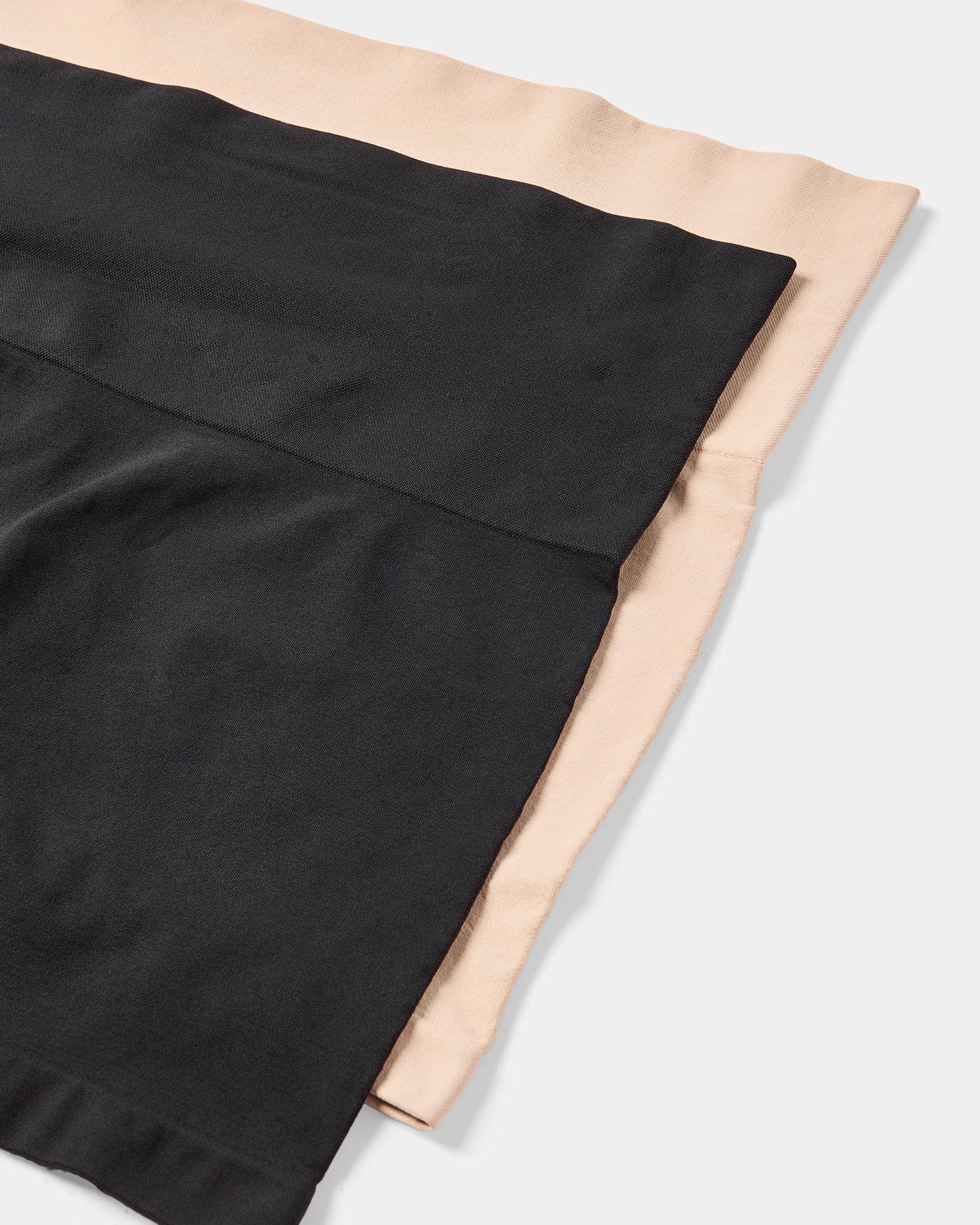 2 2 Pack Smoothing Shorts Blk Ssb, 2 of 7