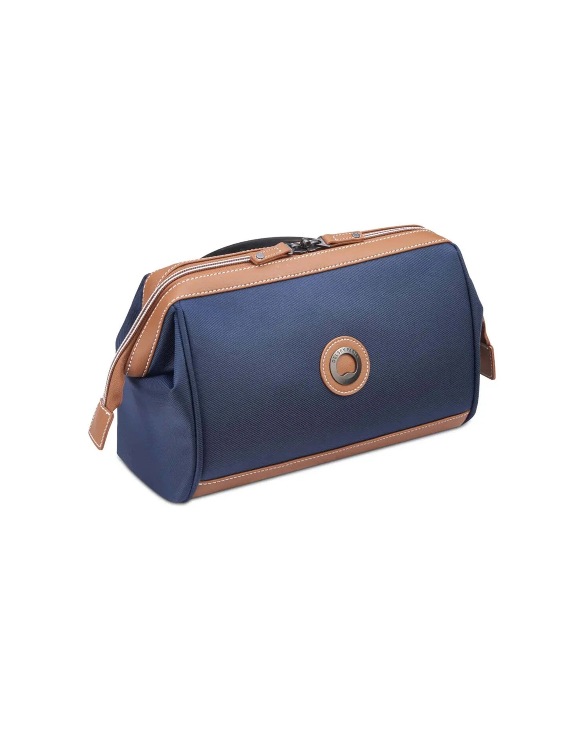 3 Delsey Chatelet Air 2.0 Toiletry Bag Large Opening Fully Lined Interior Navy - Blue, 3 of 6