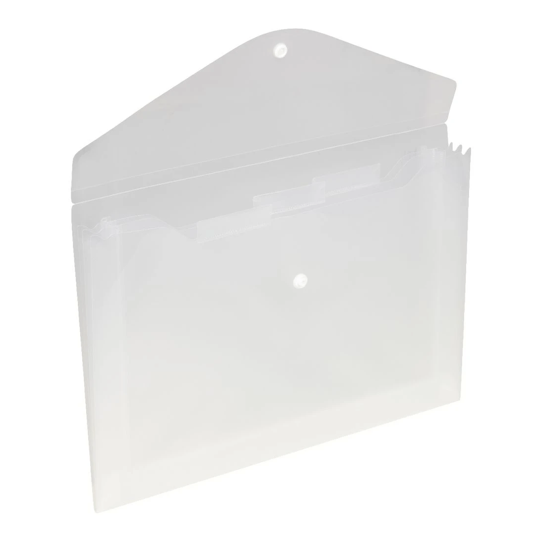 2 J.Burrows Tri Document Wallet Clear, 2 of 3