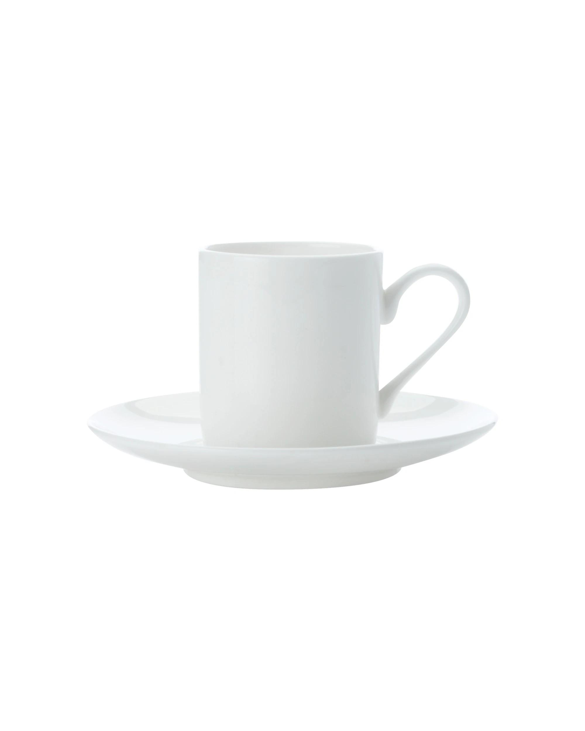 1 Maxwell & Williams Cashmere Straight Demi Cup Bone China Cup And Saucer - White, 1 of 3