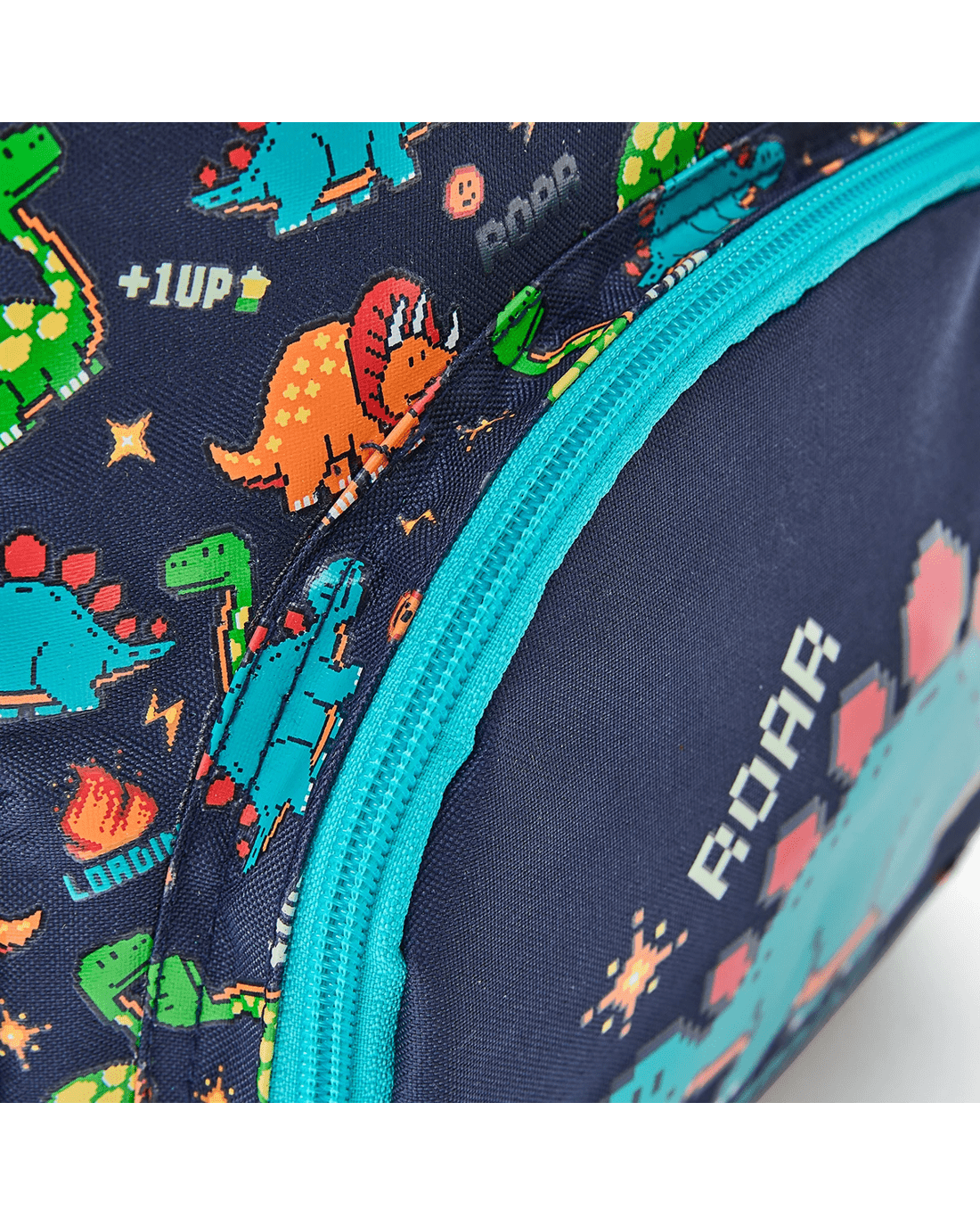 8 Junior Backpack - Dino Gamer, Navy, 8 of 10