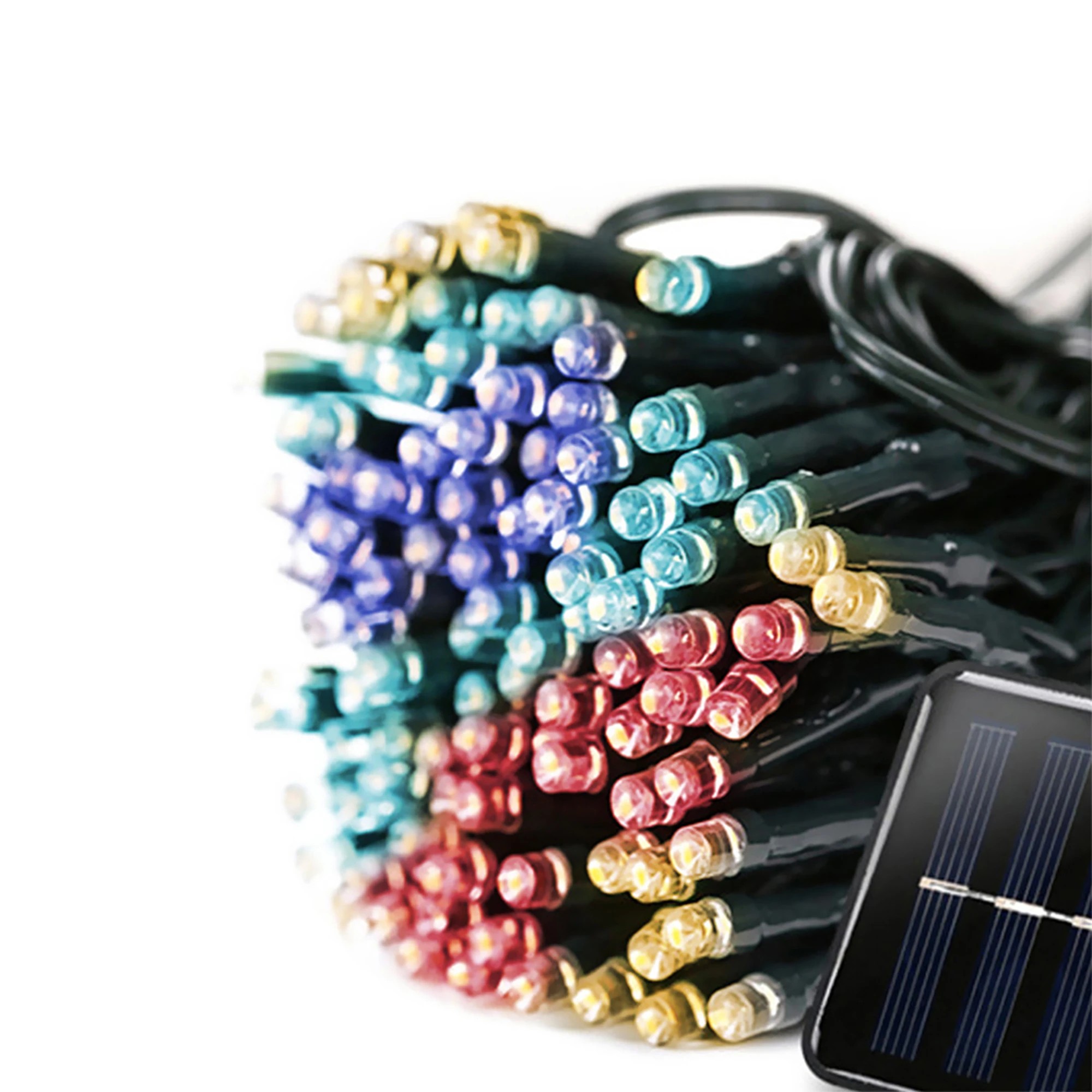 1 Emitto 30m 300LED String Solar Powered Fairy Lights Garden Christmas Decor Multi Colour, 1 of 5